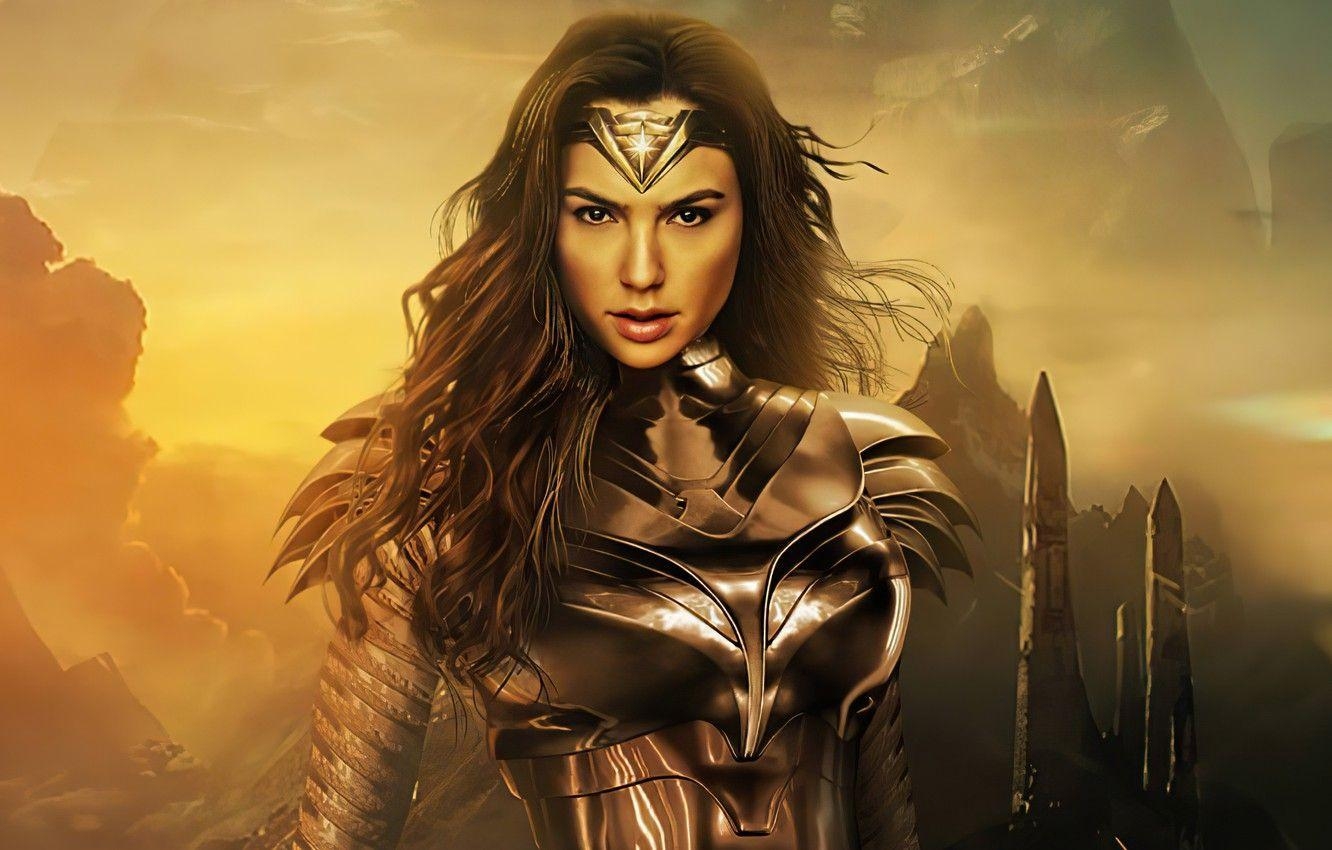 Wonder Woman, Gal Gadot, Fiktion, Held, Bildschirmfoto, 1340x850 HD Desktop