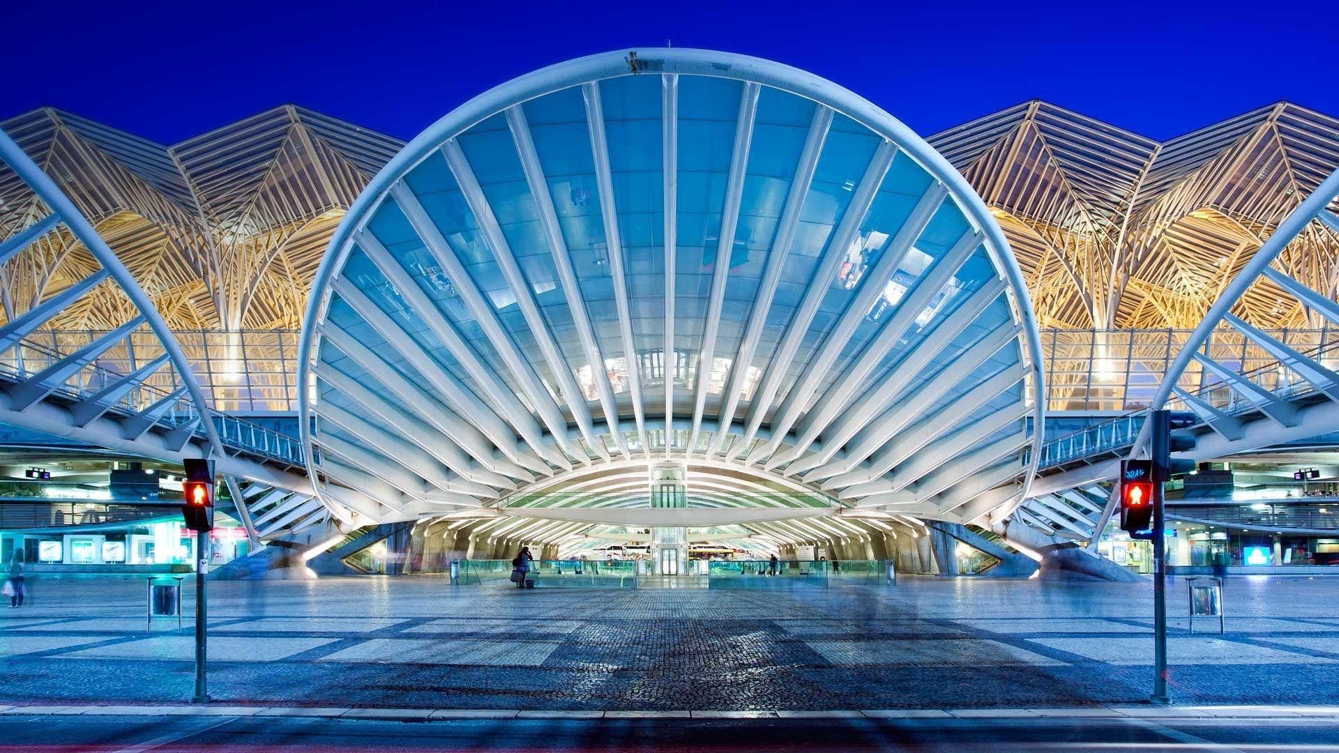 Lissabon, Portugal, Oriente Bahnhof, Reisen, 2K, 1920x1080 Full HD Desktop