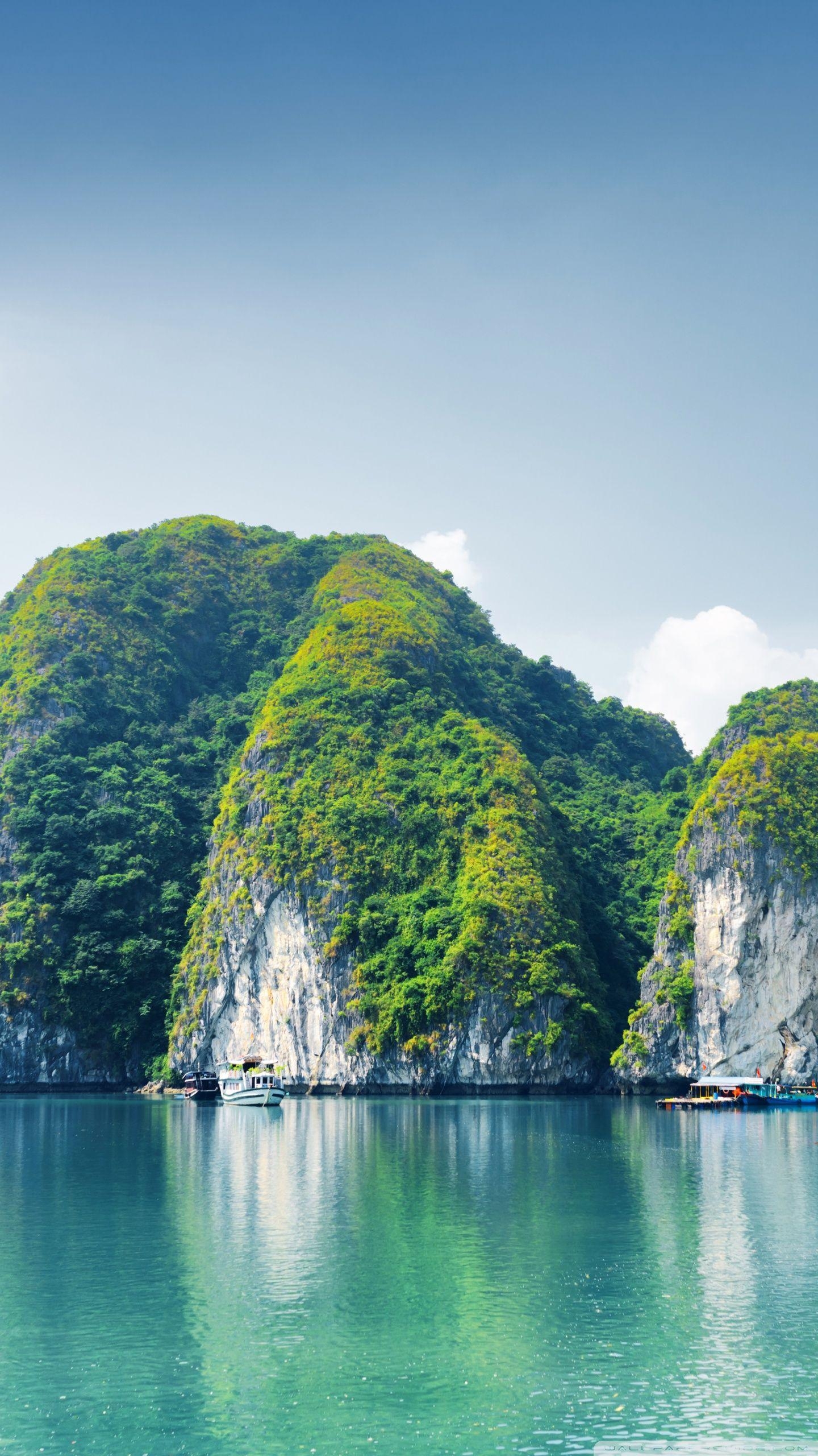 Ha Long Bucht, Ultra HD, Desktop, Vietnam, 1440x2560 HD Handy