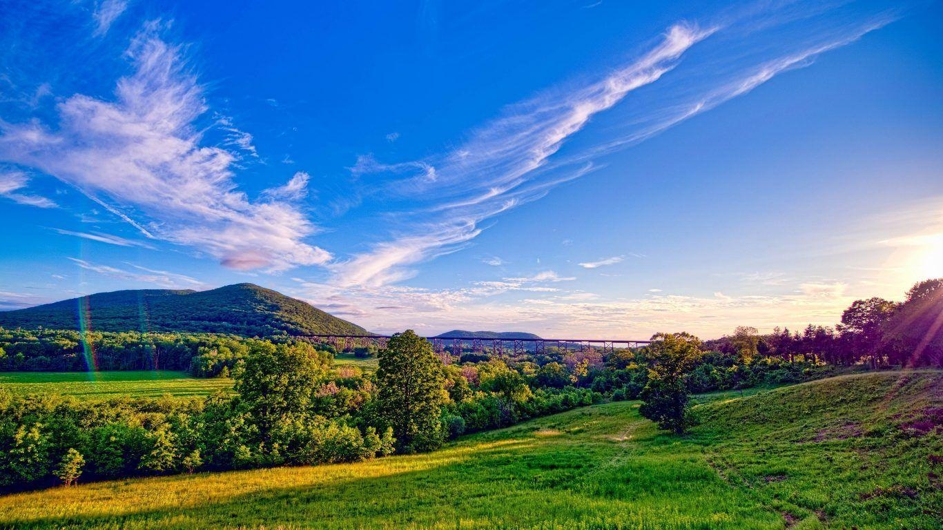 Pennsylvania, Natur, Landschaft, Amerikanischer Charme, Reisen, 1370x770 HD Desktop