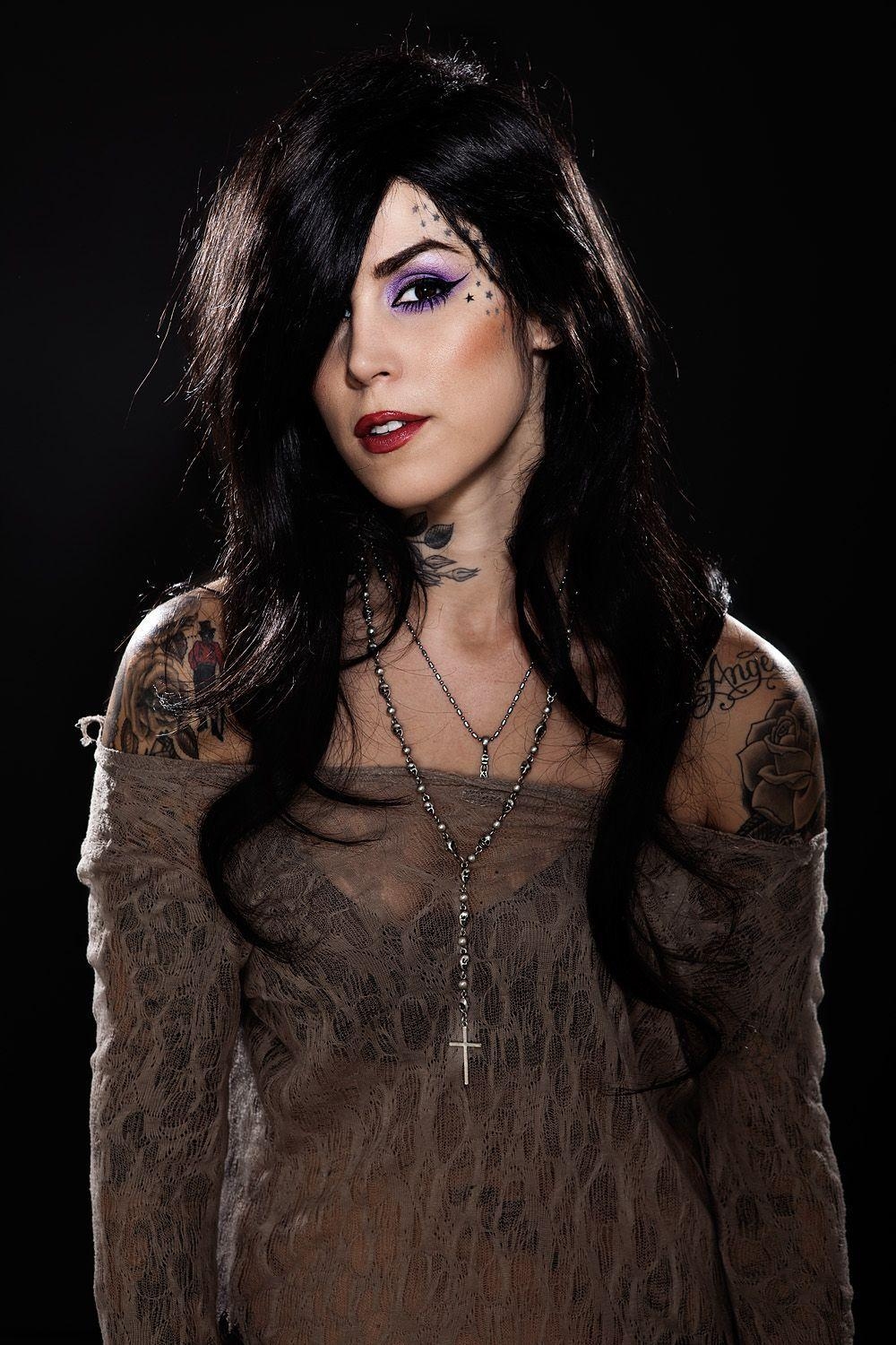 Kat Von D, Model, Foto, Schönheit, Einzigartig, 1000x1500 HD Handy