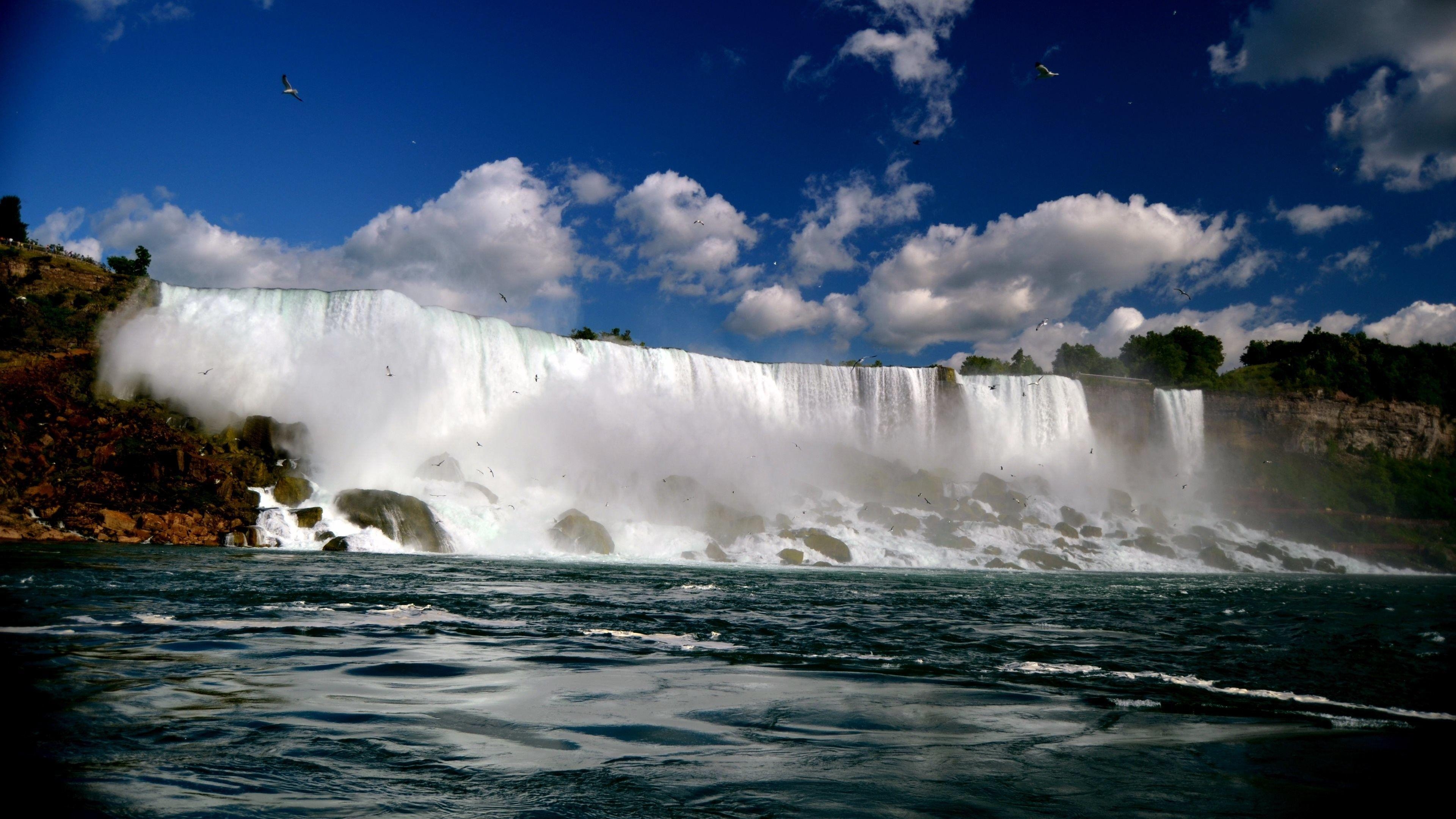 Niagara Fälle, Reisen, Hintergrundbild, Natur, Wasser, 3840x2160 4K Desktop