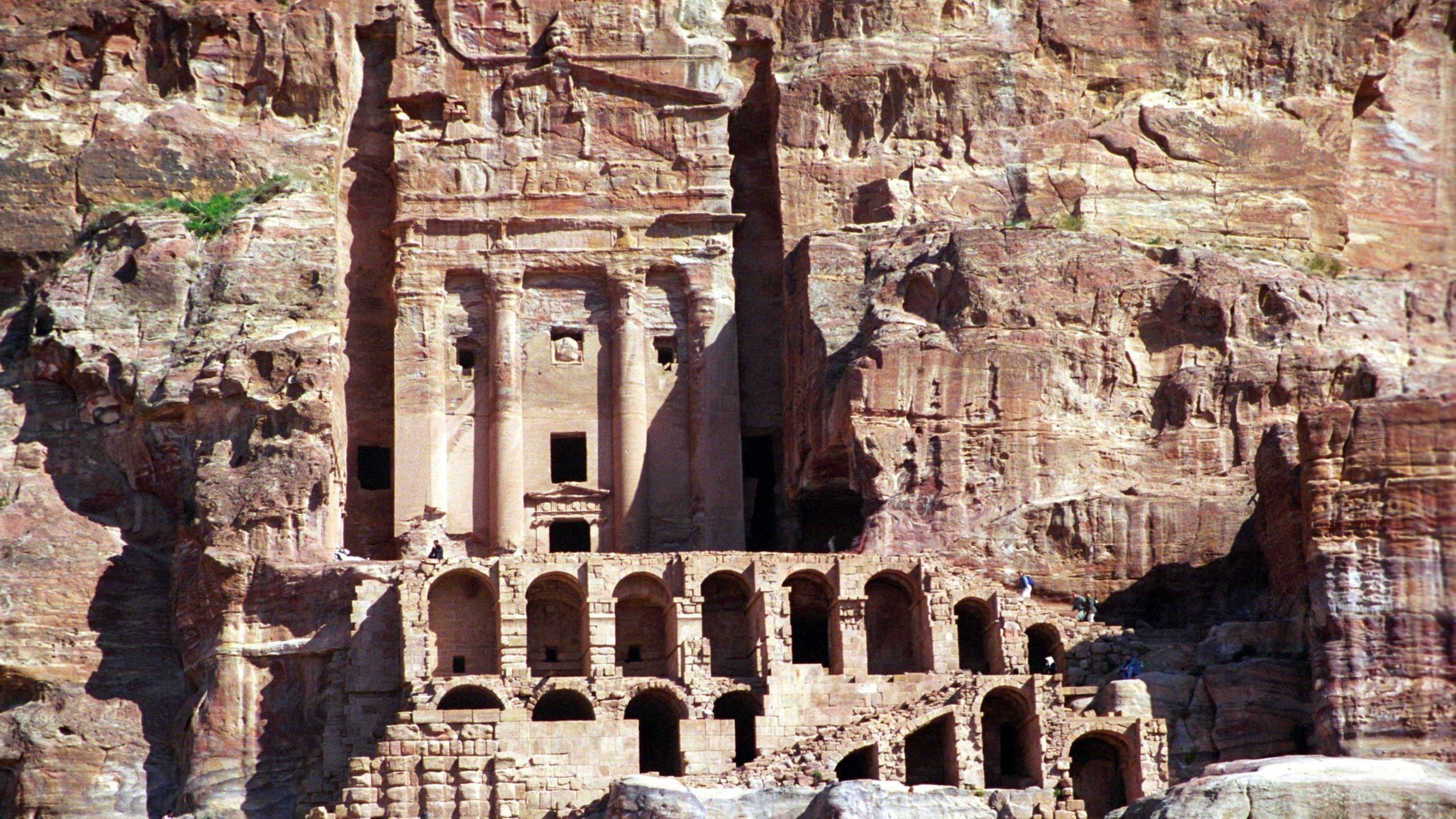 Petra Jordanien, HD-Bild, Historisch, Reisen, Archäologie, 2560x1440 HD Desktop