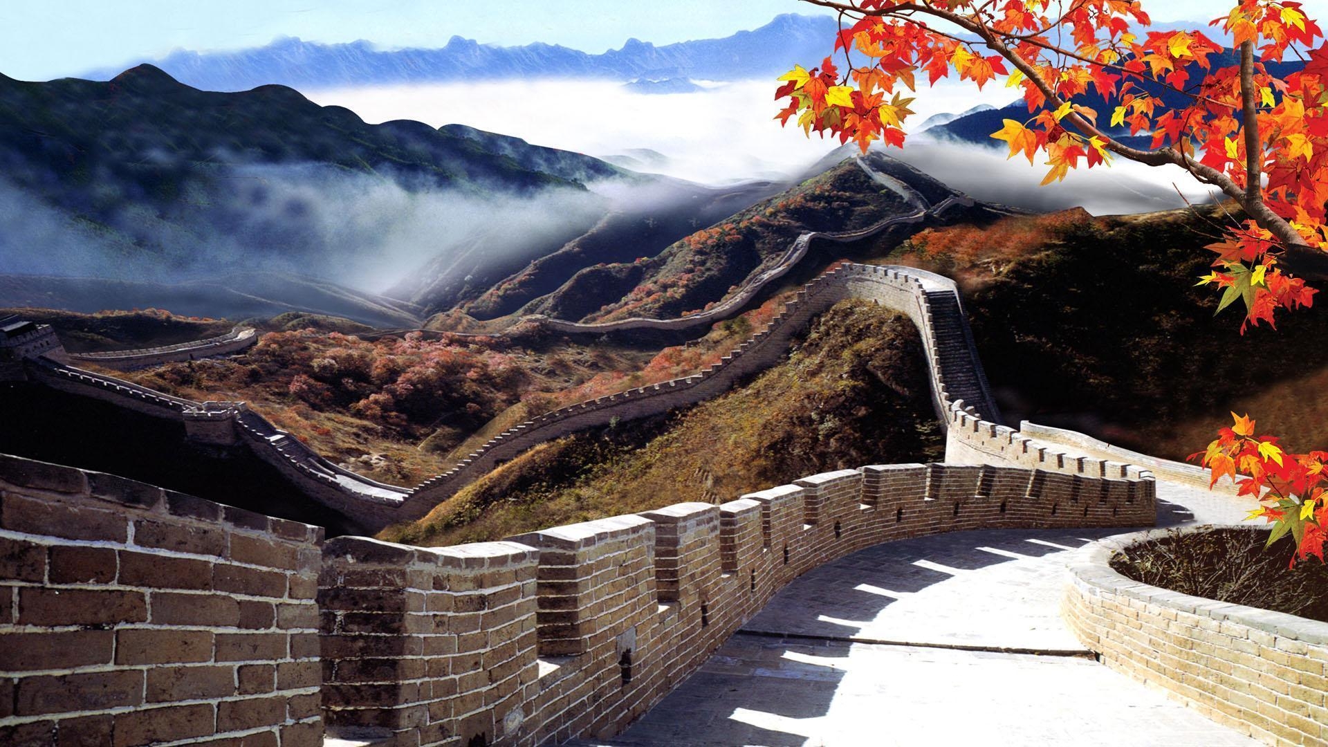 Chinesische Mauer, Hintergrundbild, Historisch, China, Wunder, 1920x1080 Full HD Desktop