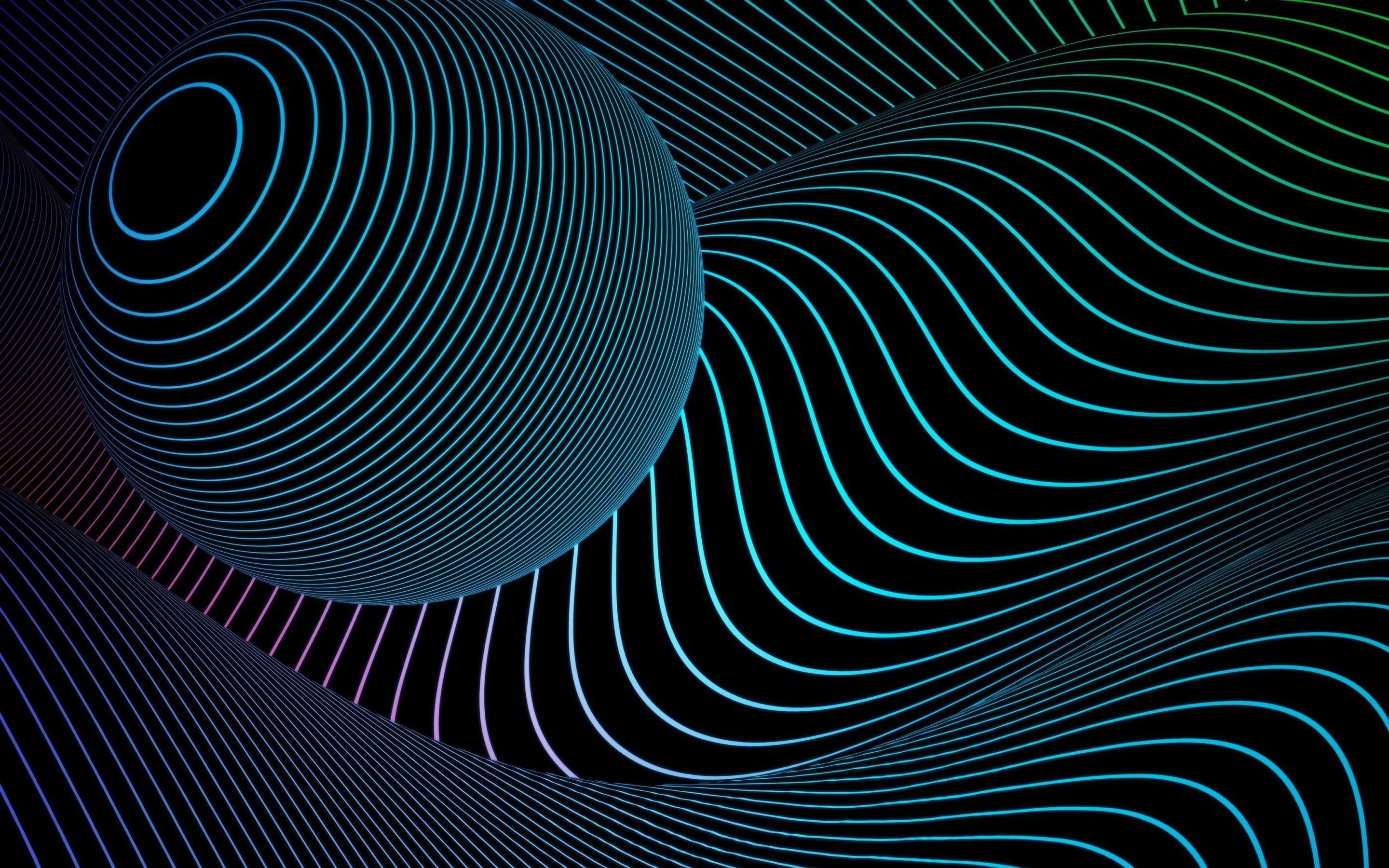 Sphäre, Illusion, Linien, Download, Grafik, 2880x1800 HD Desktop