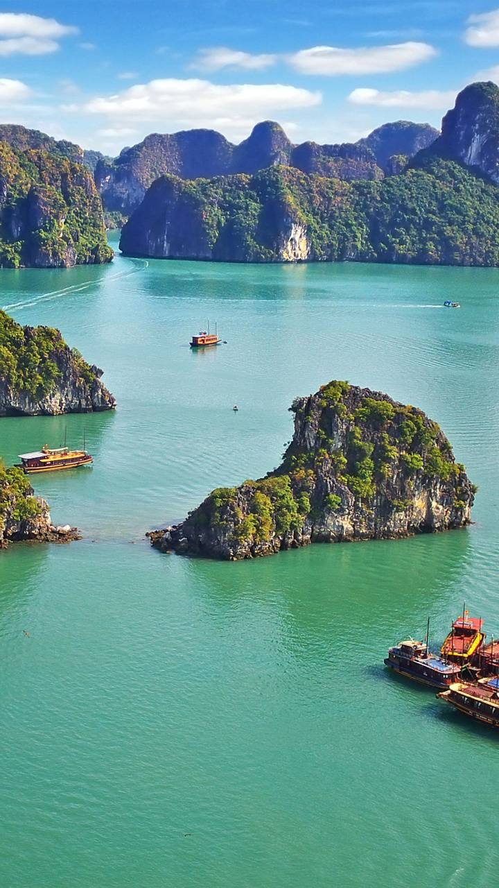 Halong Bucht, Vietnam, Natur, Reisen, 720x1280 HD Handy