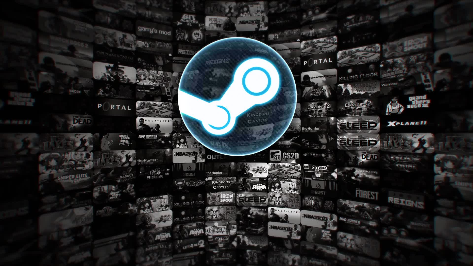 Steam, Logo, Live, Wallpaper, Gaming, 1920x1080 Full HD Desktop