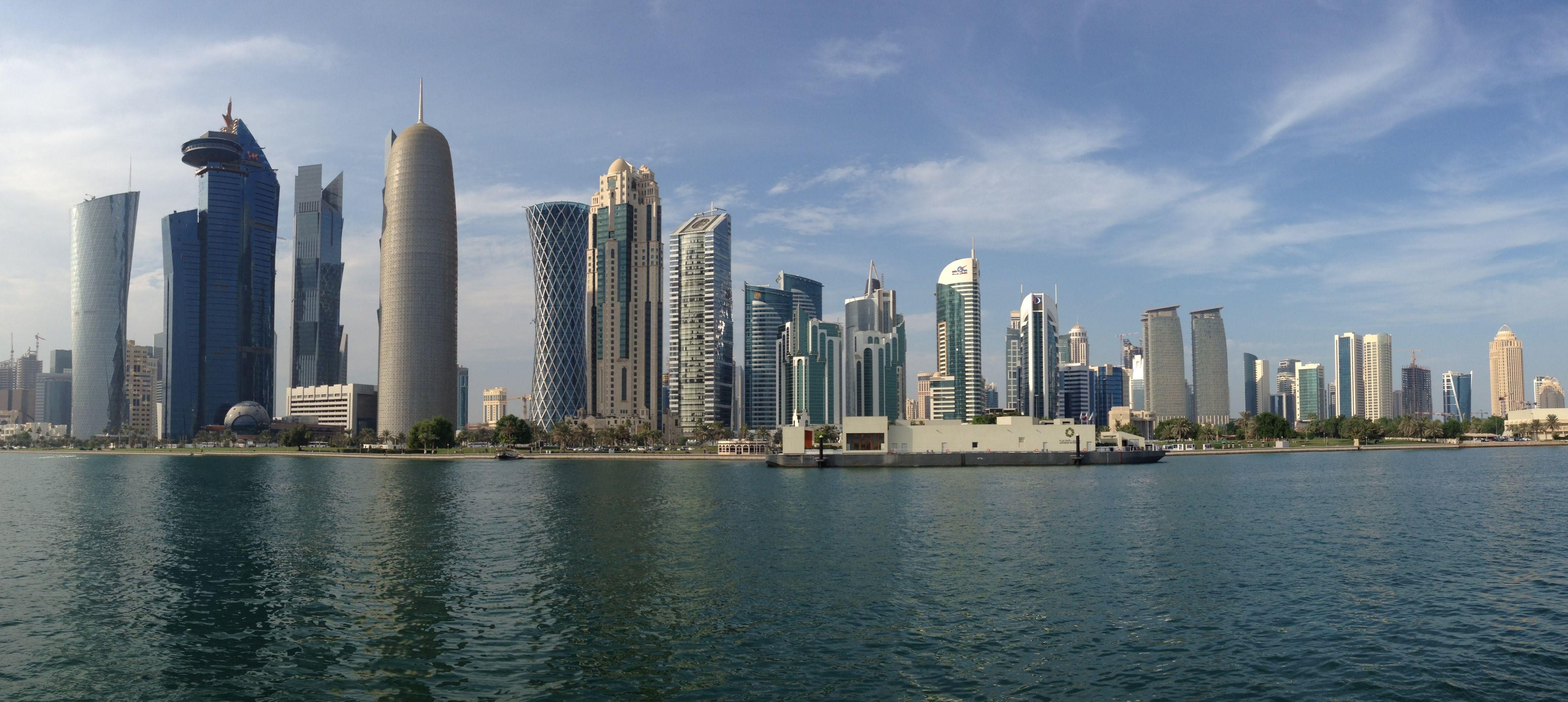 Doha, Qatar, Sehenswürdigkeiten, Reisen, Hintergrund, 4670x2090 4K Desktop