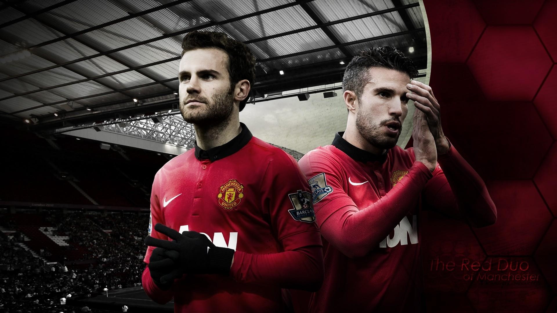 Juan Mata, Robin van Persie, Manchester United, Sport, Hintergrund, 1920x1080 Full HD Desktop