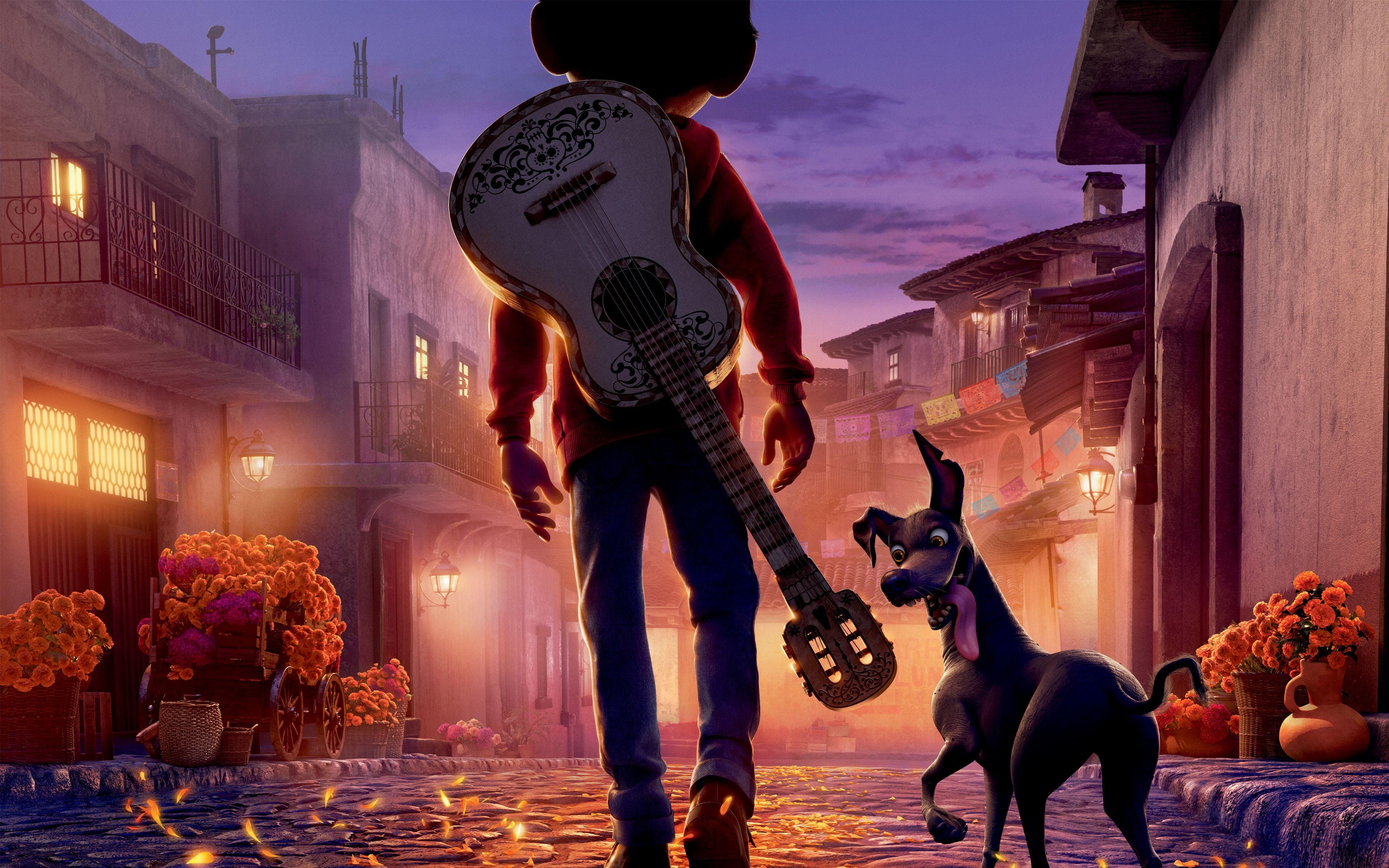 Pixar Coco, 2017, 4K, 8K, Animation, 3840x2400 4K Desktop