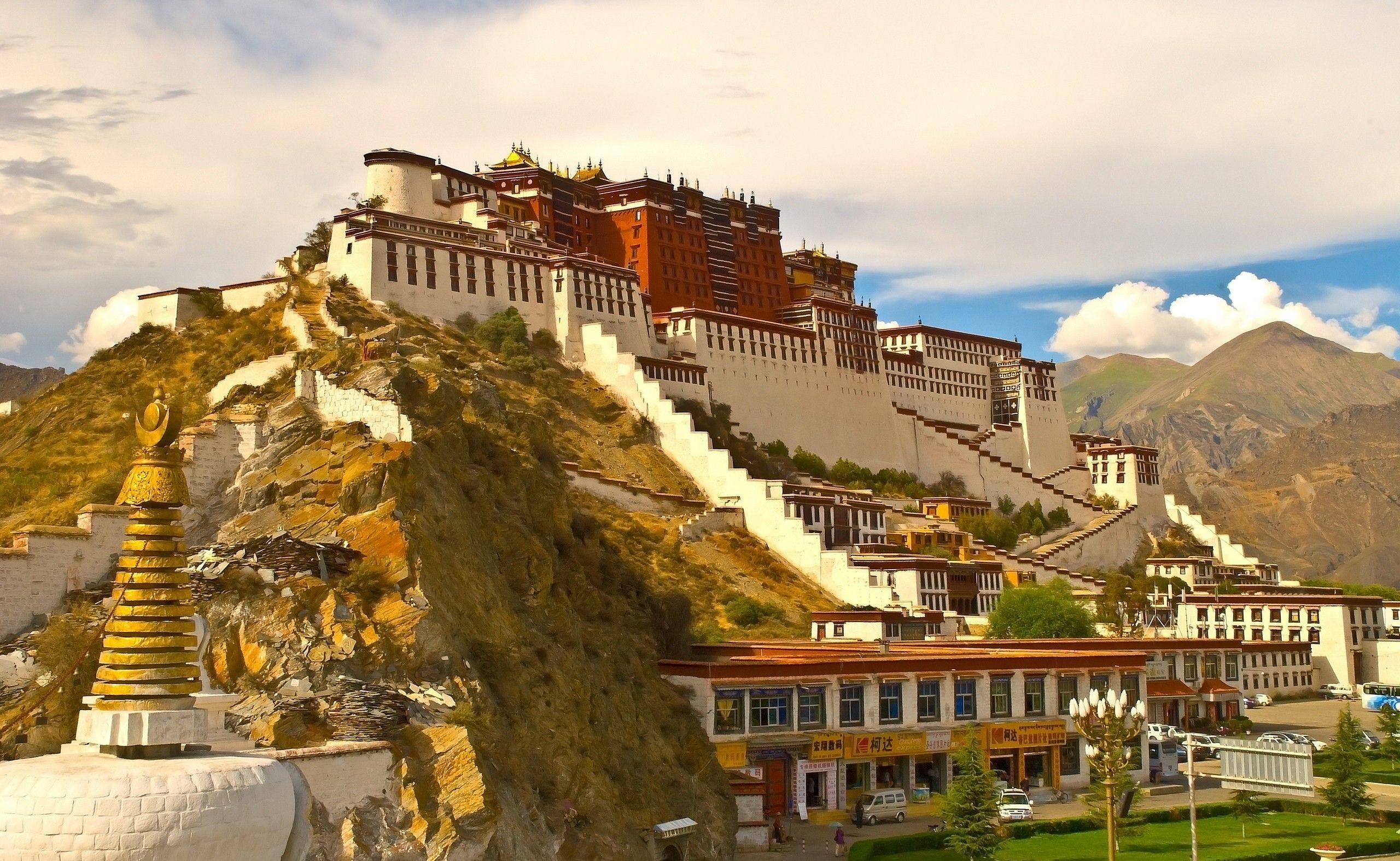 China, Potala-Palast, Tibet, Architektur, Bild, 2560x1580 HD Desktop