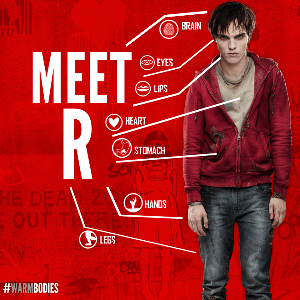 Nicholas Hoult, Warm Bodies, Undead, Drama, Romantik, 960x960 HD Handy