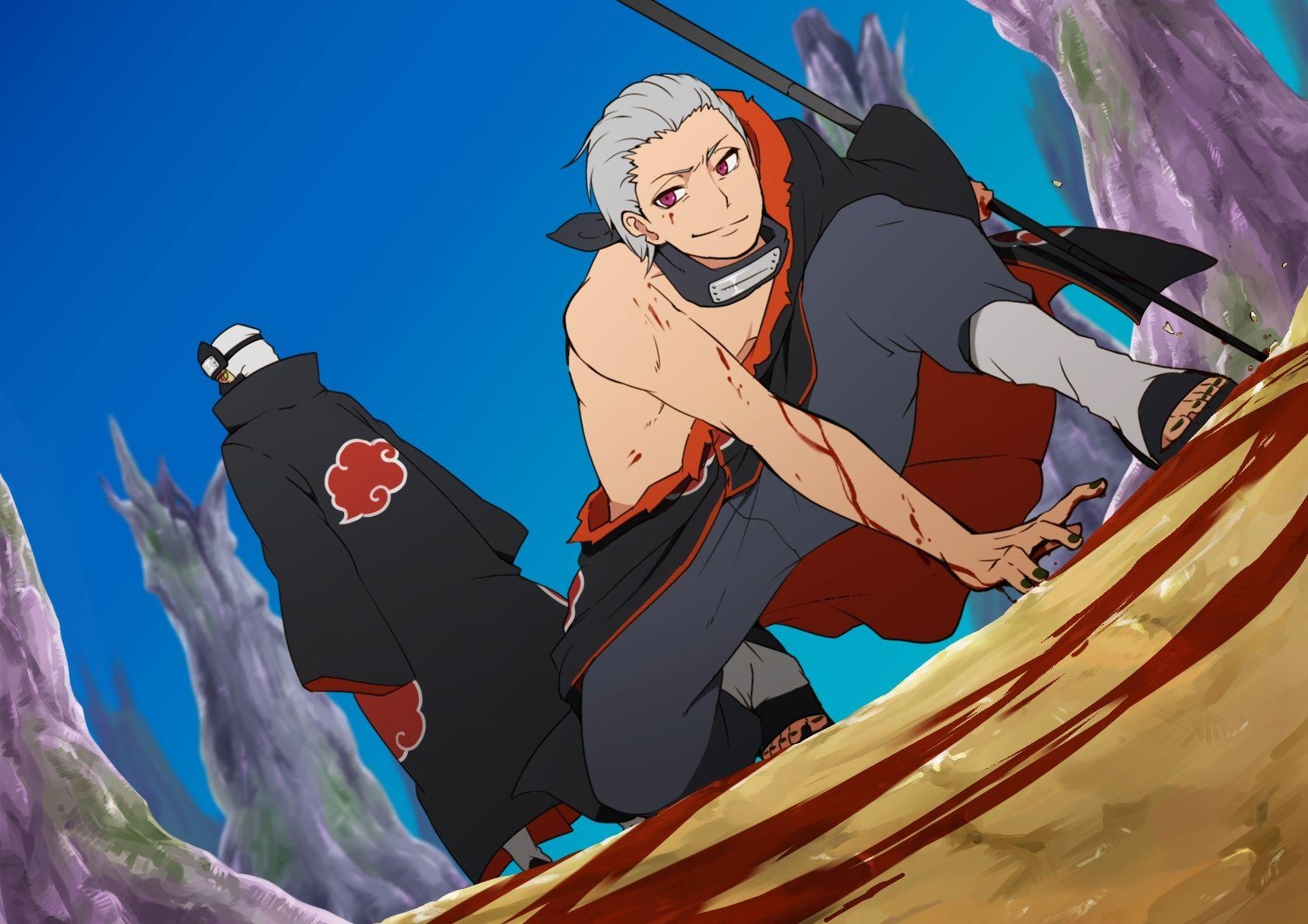 Hidan, Naruto, Widescreen, Anime, Akatsuki, 1690x1190 HD Desktop