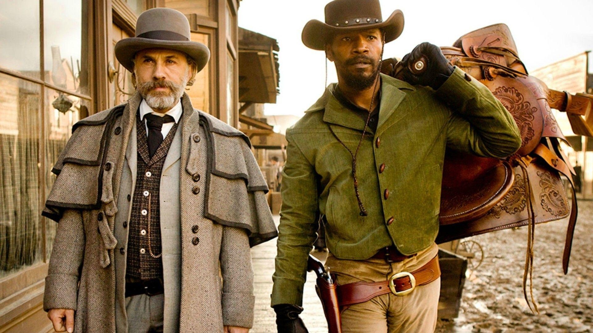 Christoph Waltz, Jamie Foxx, Django Unchained, Film, Bild, 1920x1080 Full HD Desktop