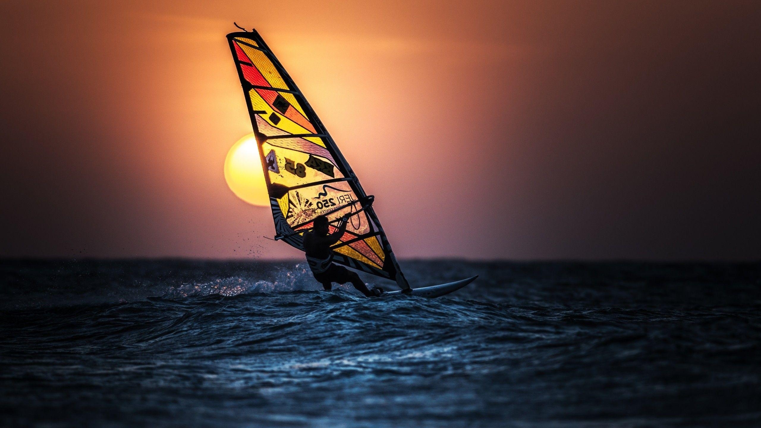 Windsurfing, Download, Hintergrund, Bild, Sport, 2560x1440 HD Desktop