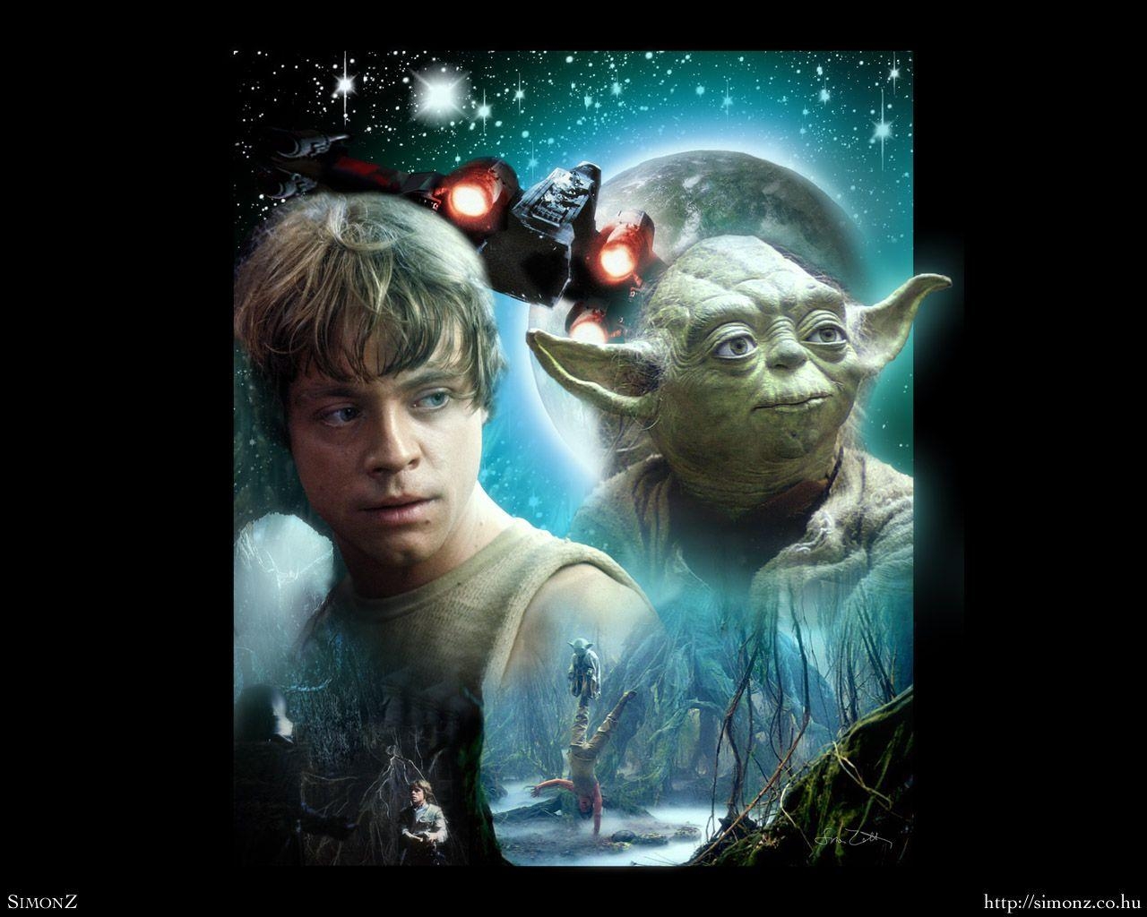 Dagobah, Luke Skywalker, Star Wars, Filmszene, Jedi, 1280x1030 HD Desktop