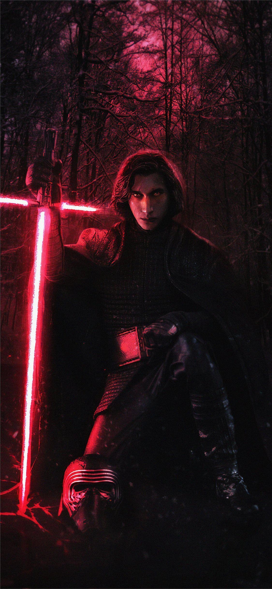 Kylo Ren, 4K, Wallpaper, iPhone, Download, 1130x2440 HD Handy