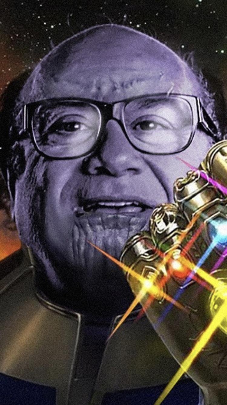 Danny DeVito, Thanos, Hintergrund, Marvel, Qualität, 750x1340 HD Handy