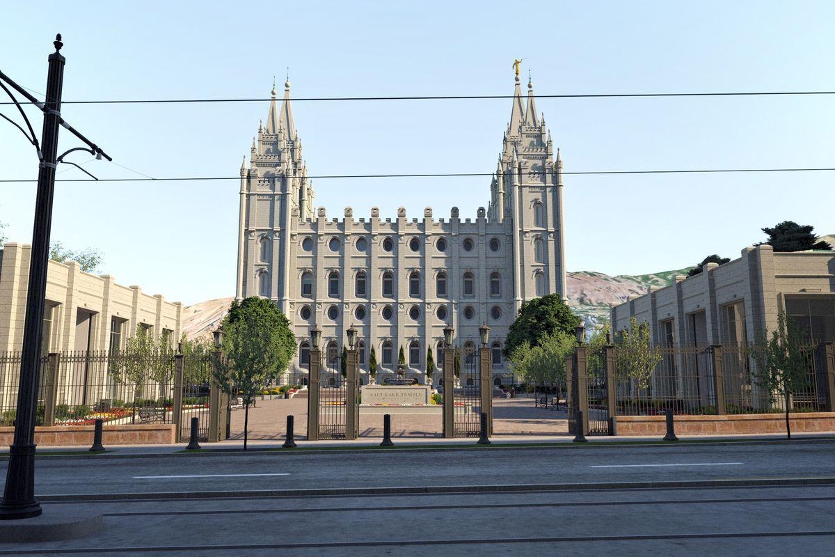 Salt Lake Tempel, Renovierung, Architektur, Utah, Mormonen, 1200x800 HD Desktop