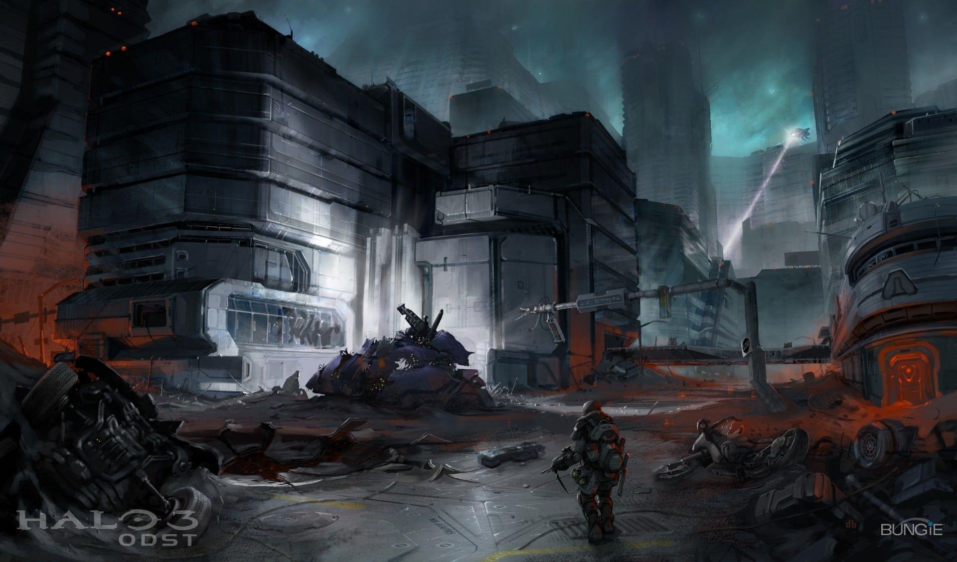 Halo 3: ODST, Kunst, Konzept, Gaming, HD, 1920x1130 HD Desktop