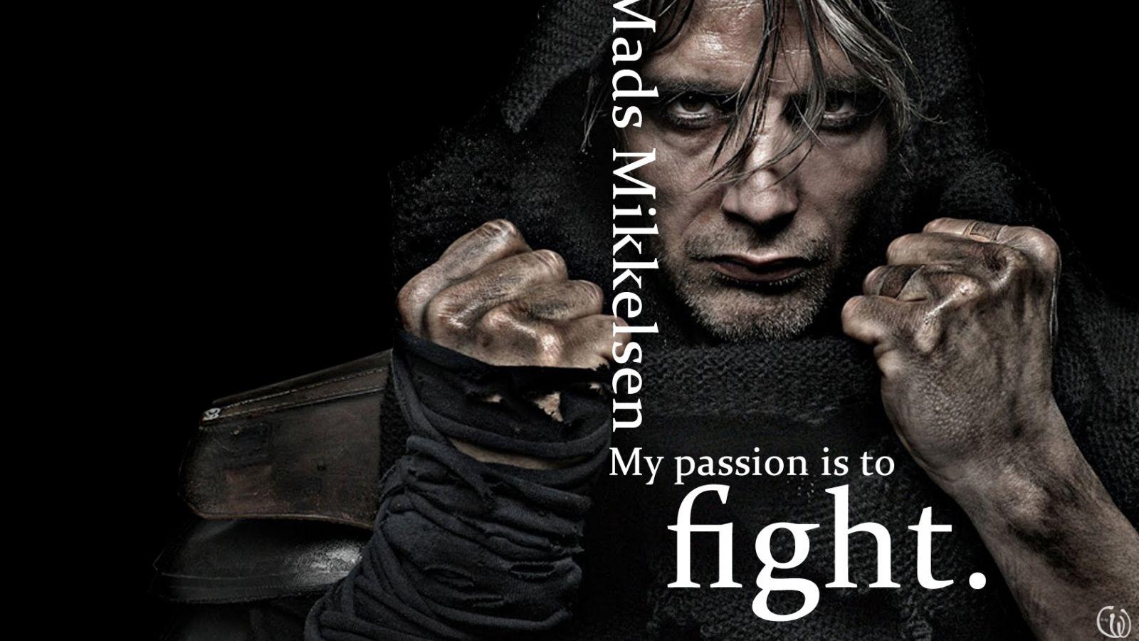 Mads Mikkelsen, Schauspieler, Wallpaper, Kämpfer, dänisch, 1600x900 HD Desktop