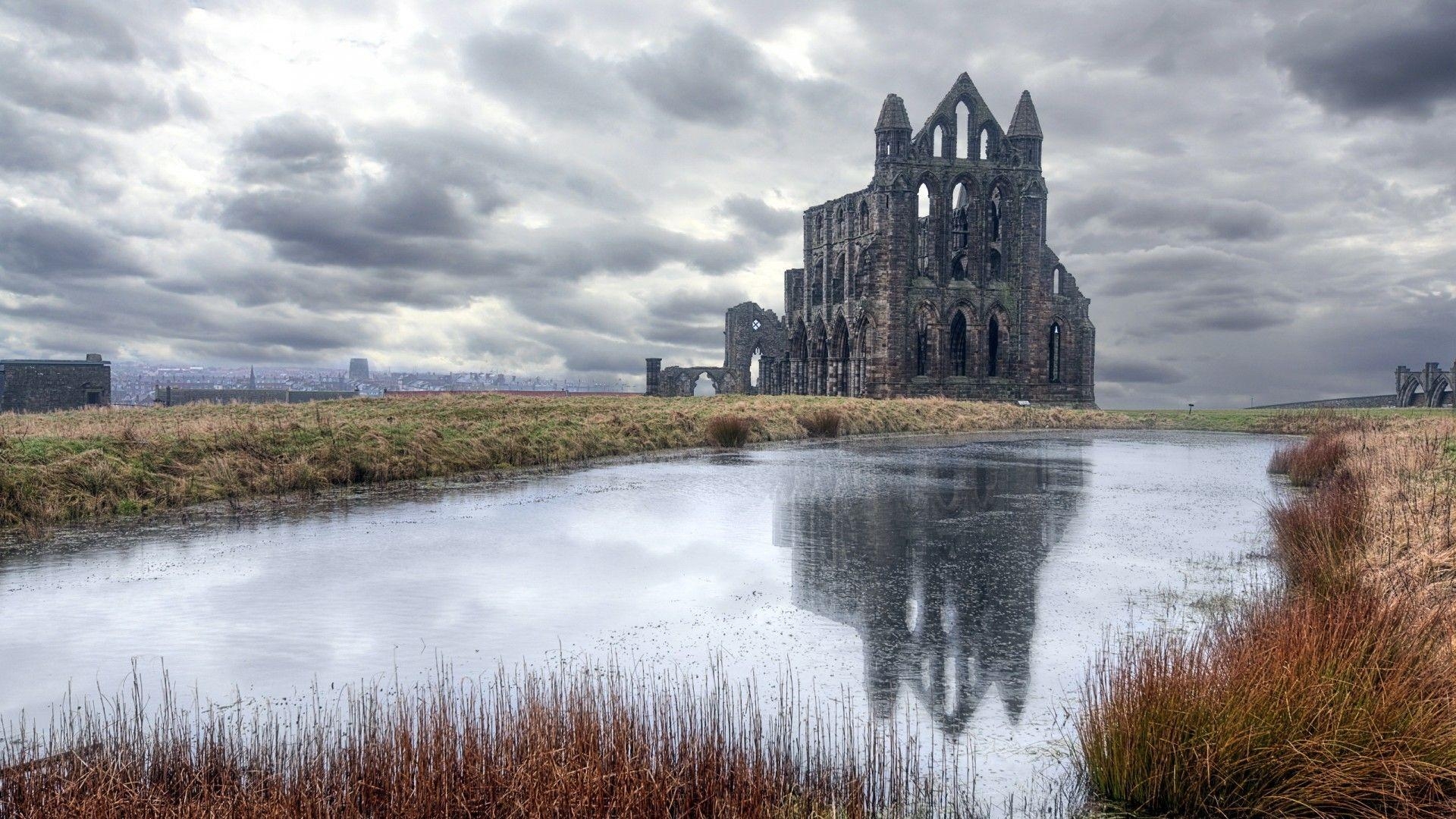 Tempelruinen, See Schottland, Historische Orte, Natur, 1920x1080 Full HD Desktop