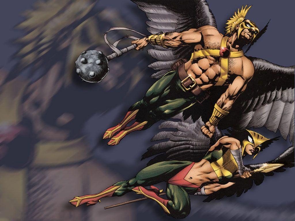 Hawkman, Hawkgirl, FunkyRach01, DC Comics, 1030x770 HD Desktop