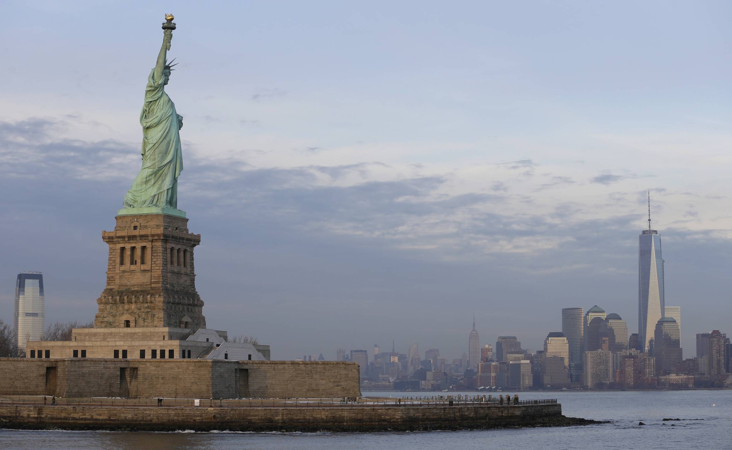 Freiheitsstatue, Weitwinkel, HD, New York, USA, 2500x1540 HD Desktop