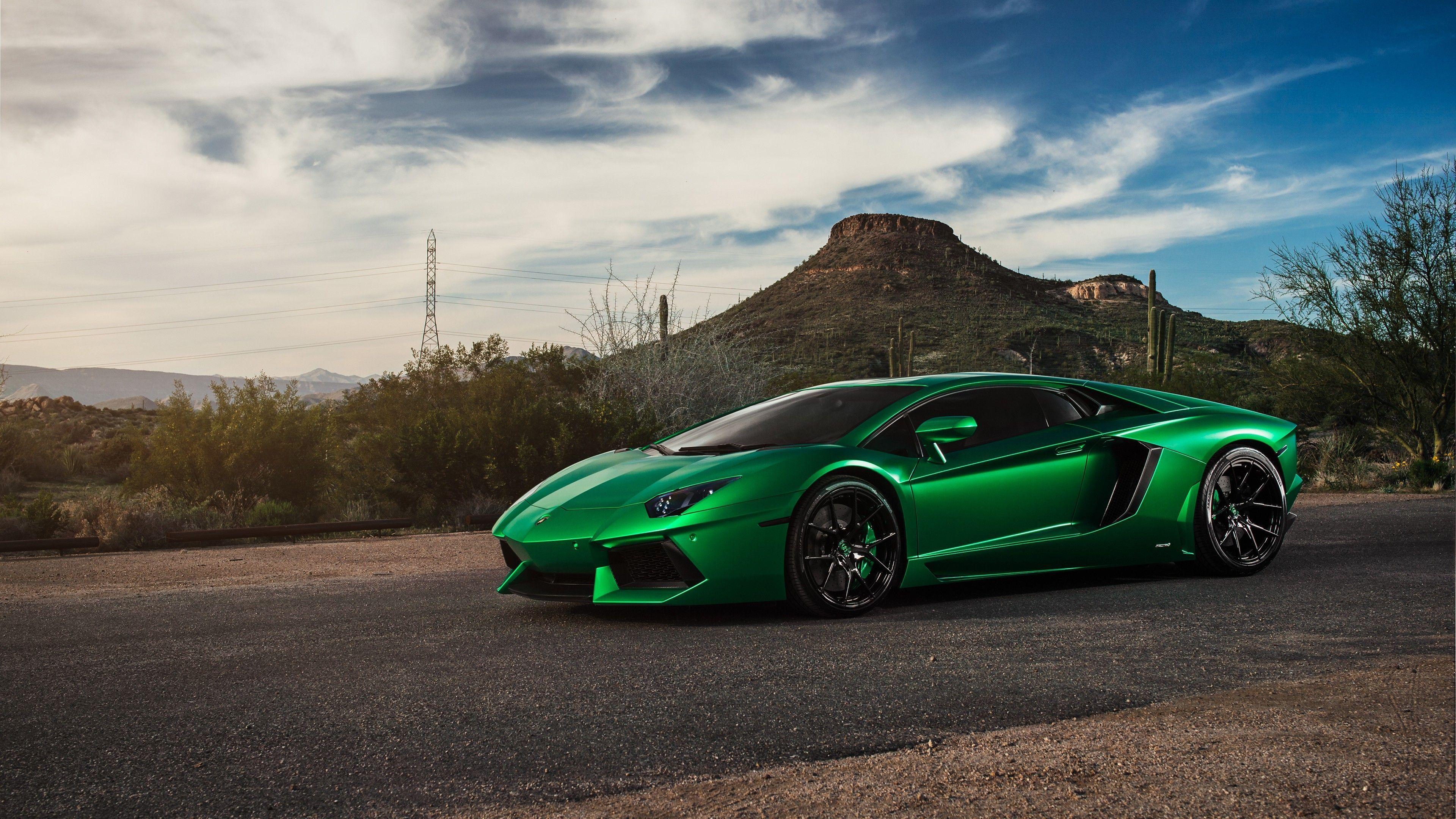 Lamborghini, Aventador, 4K, Sportwagen, Carbonfaser, 3840x2160 4K Desktop