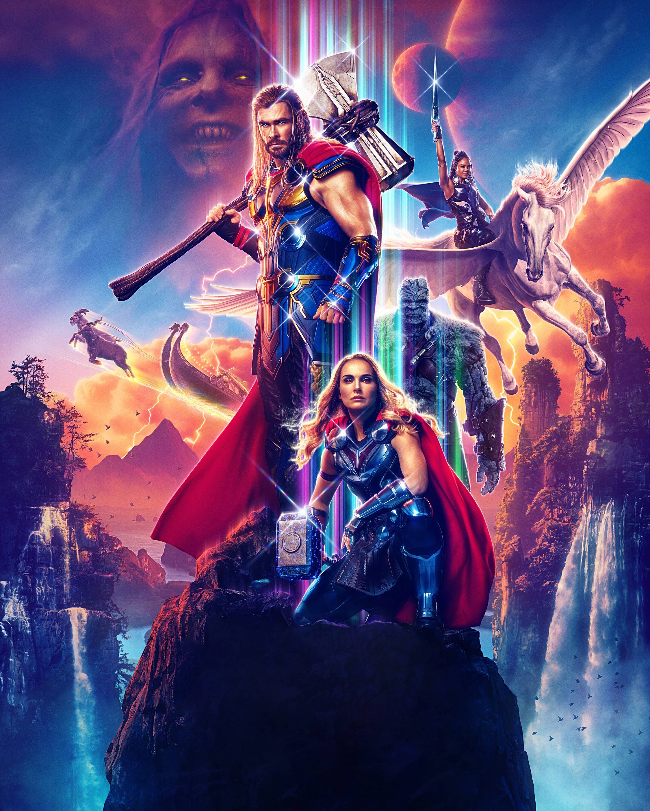 Thor Love and Thunder, Film, HD, Hintergrund, 2022, 2250x2810 HD Handy