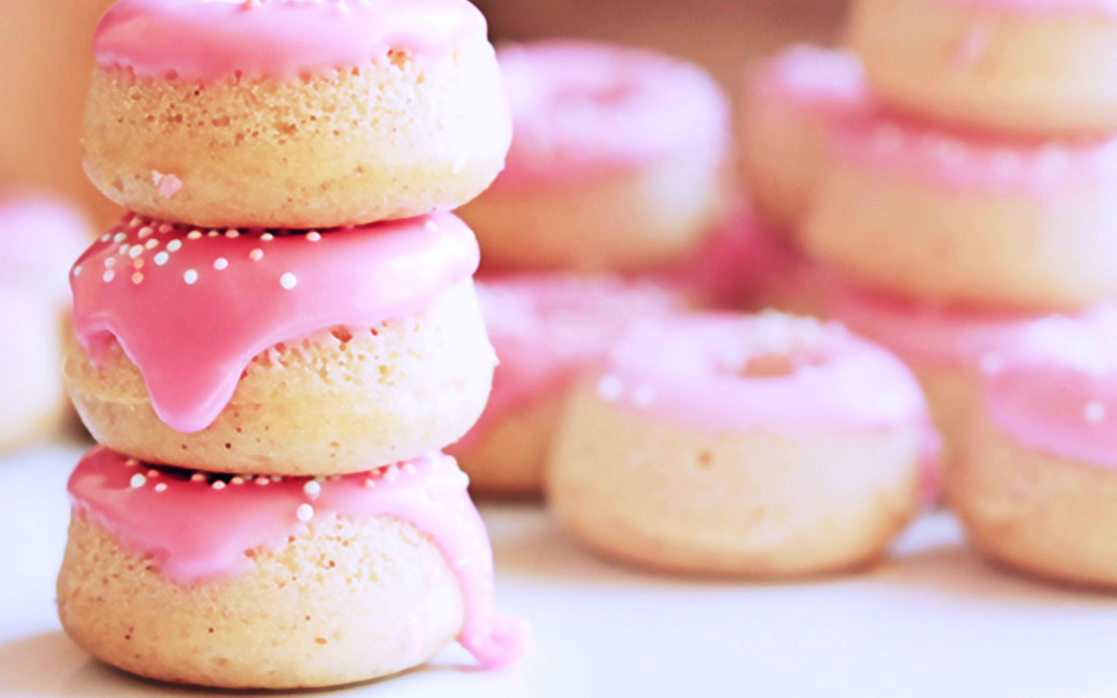 Donut, Doughnut, HD Hintergrund, Dessert, Lecker, 3840x2400 4K Desktop