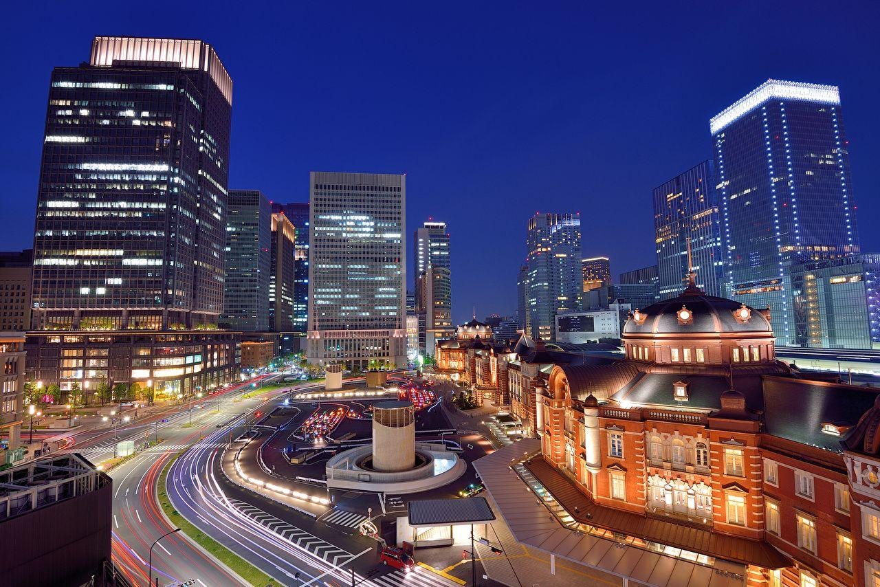 Tokyo Megapolis, Nacht, Straßen, Häuser, Stadt, 1280x860 HD Desktop