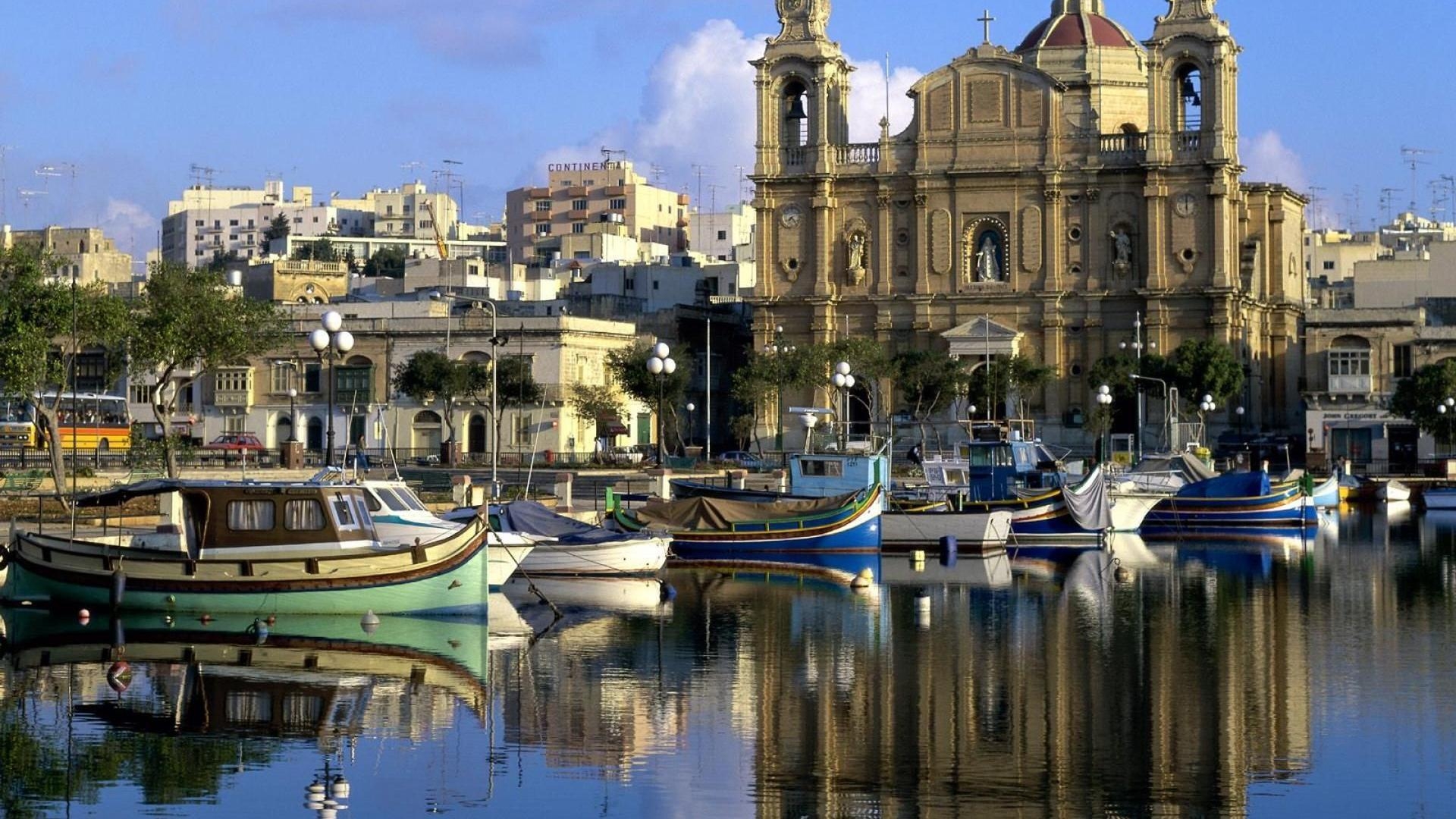 Malta, Kirche, Hafenstadt, HD, Reisen, 1920x1080 Full HD Desktop