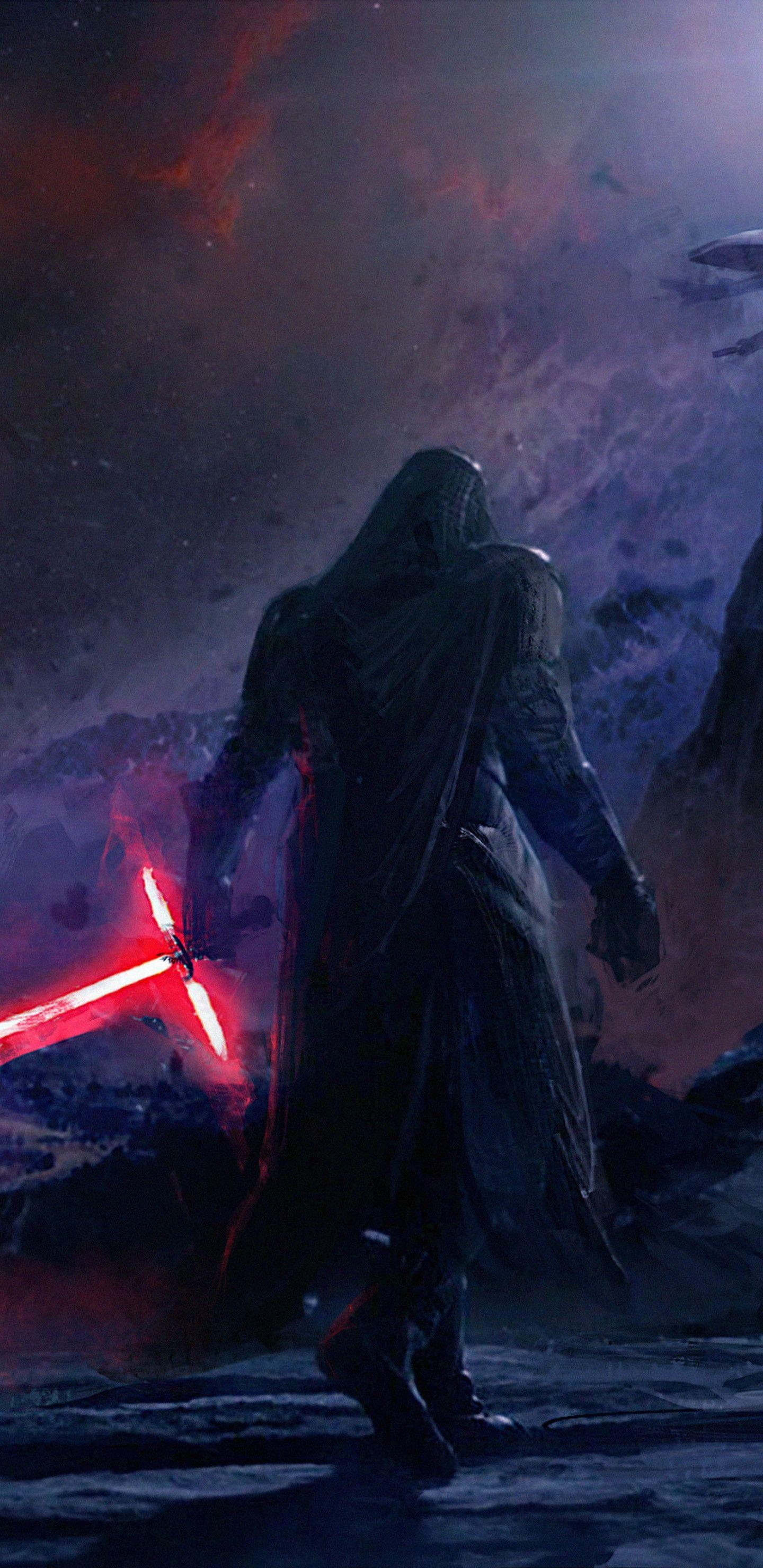 Kylo Ren, Star Wars, Erste Ordnung, Sith, dunkle Seite, 1440x2960 HD Handy