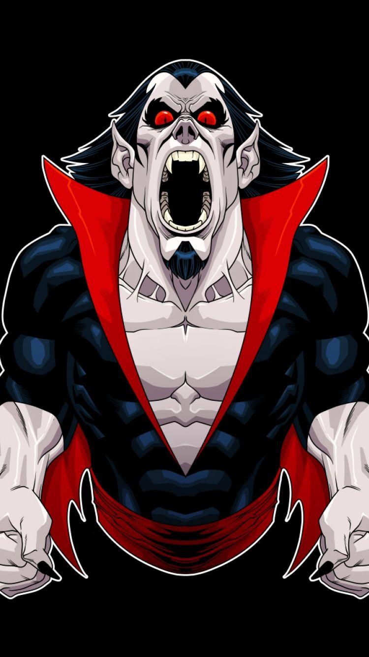 Morbius, Vampir, Minimal, iPhone, 6S, 750x1340 HD Handy