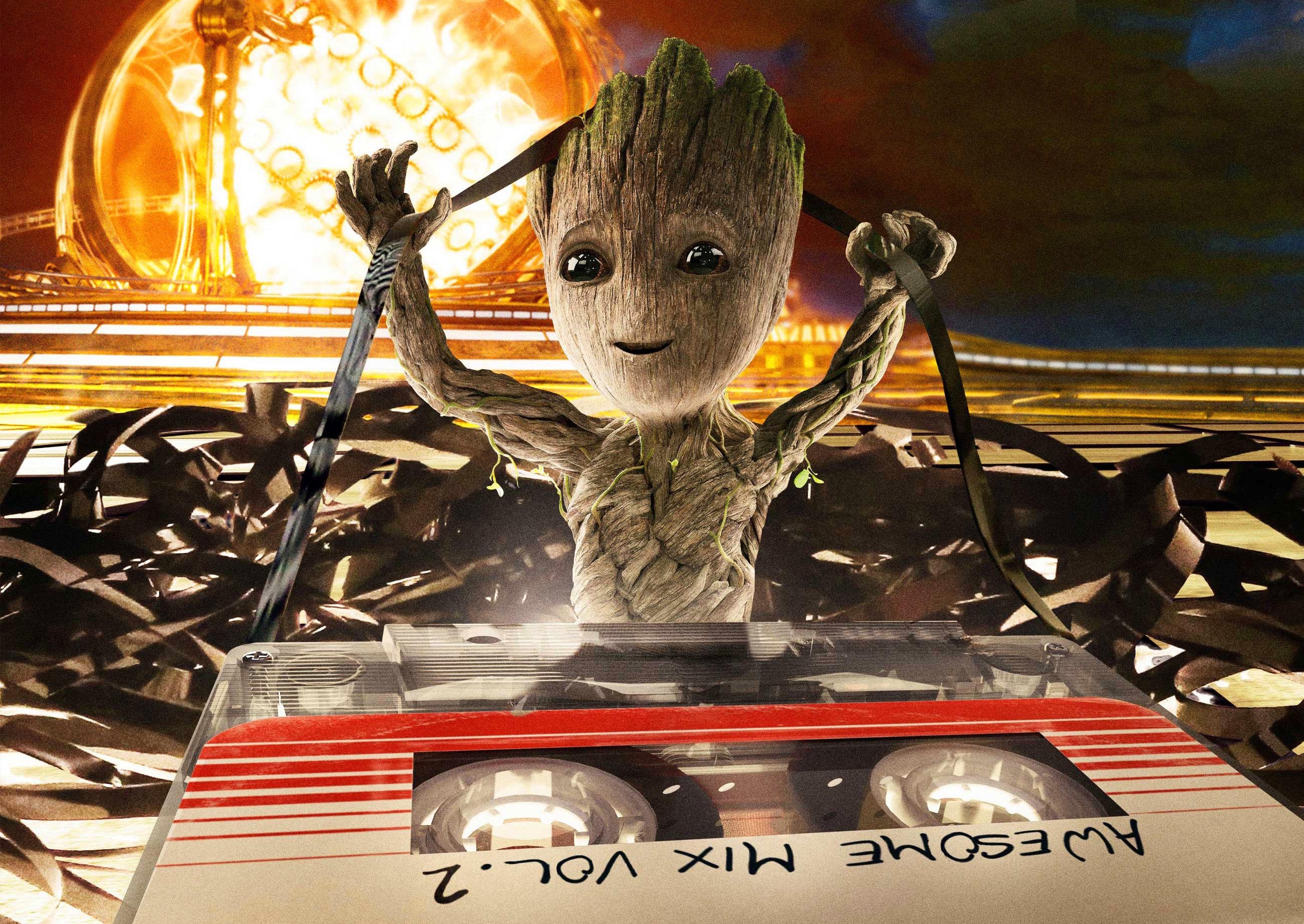 Baby Groot, Wächter, Galaxie, Film, HD, 2600x1850 HD Desktop