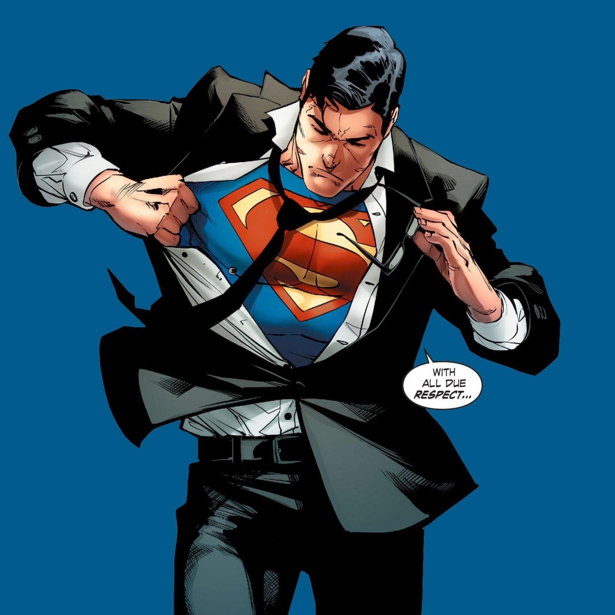 Superman, Filmstil, iPad Hintergrund, Superheld, Comicfigur, 2050x2050 HD Handy