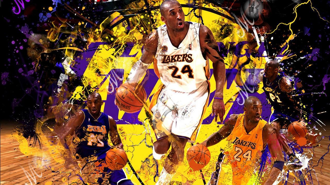 Kobe Bryant, NBA, Hintergrund, Basketball, Legende, 1280x720 HD Desktop