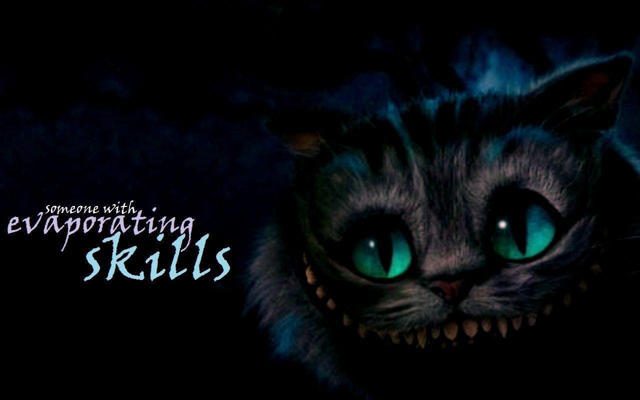 Cheshire Cat, Cartoon, Grinsekatze, Alice, Wunderland, 1280x800 HD Desktop