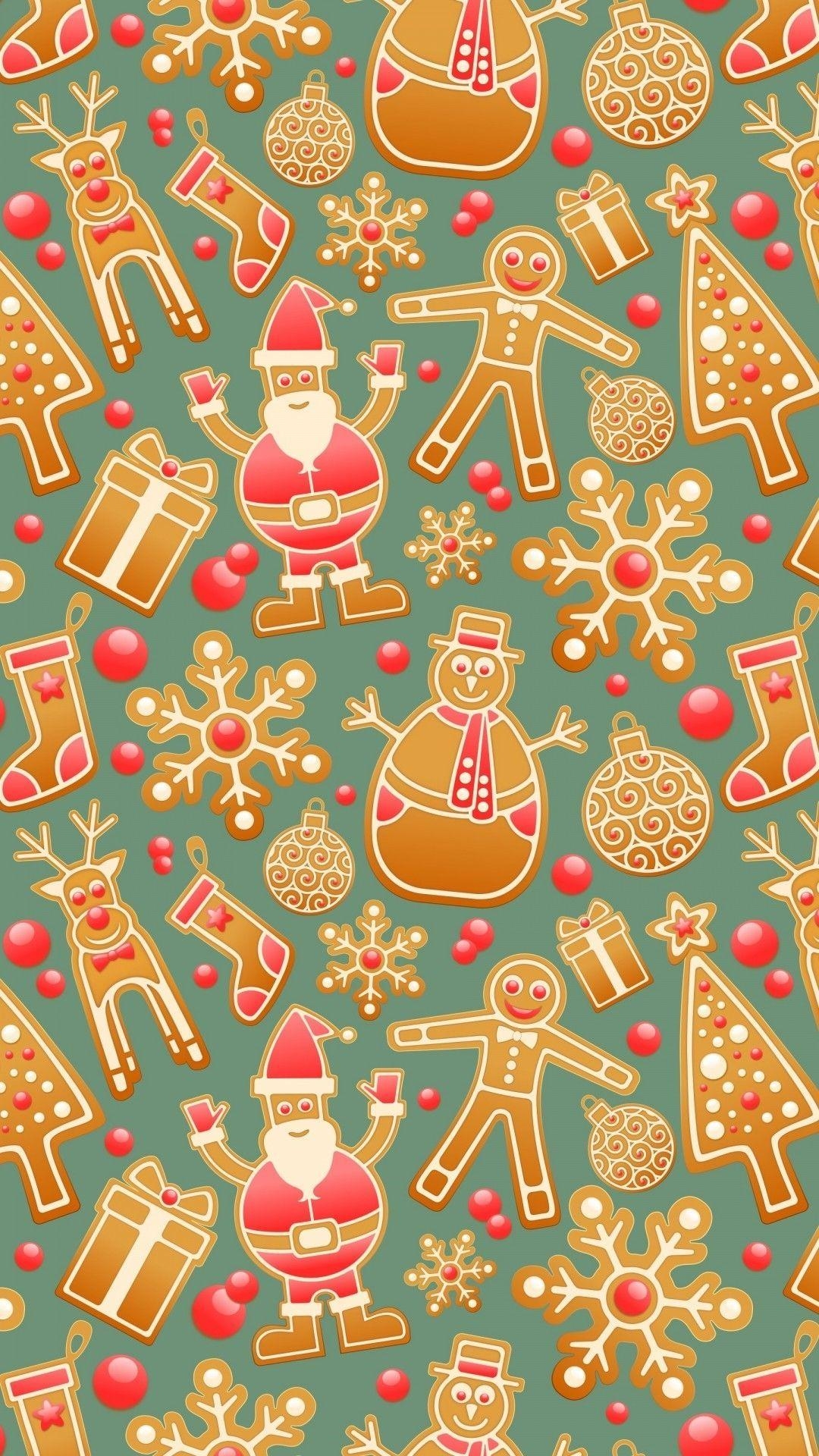 Lebkuchenmann, Weihnachten, Feiertage, Backen, Deko, 1080x1920 Full HD Handy