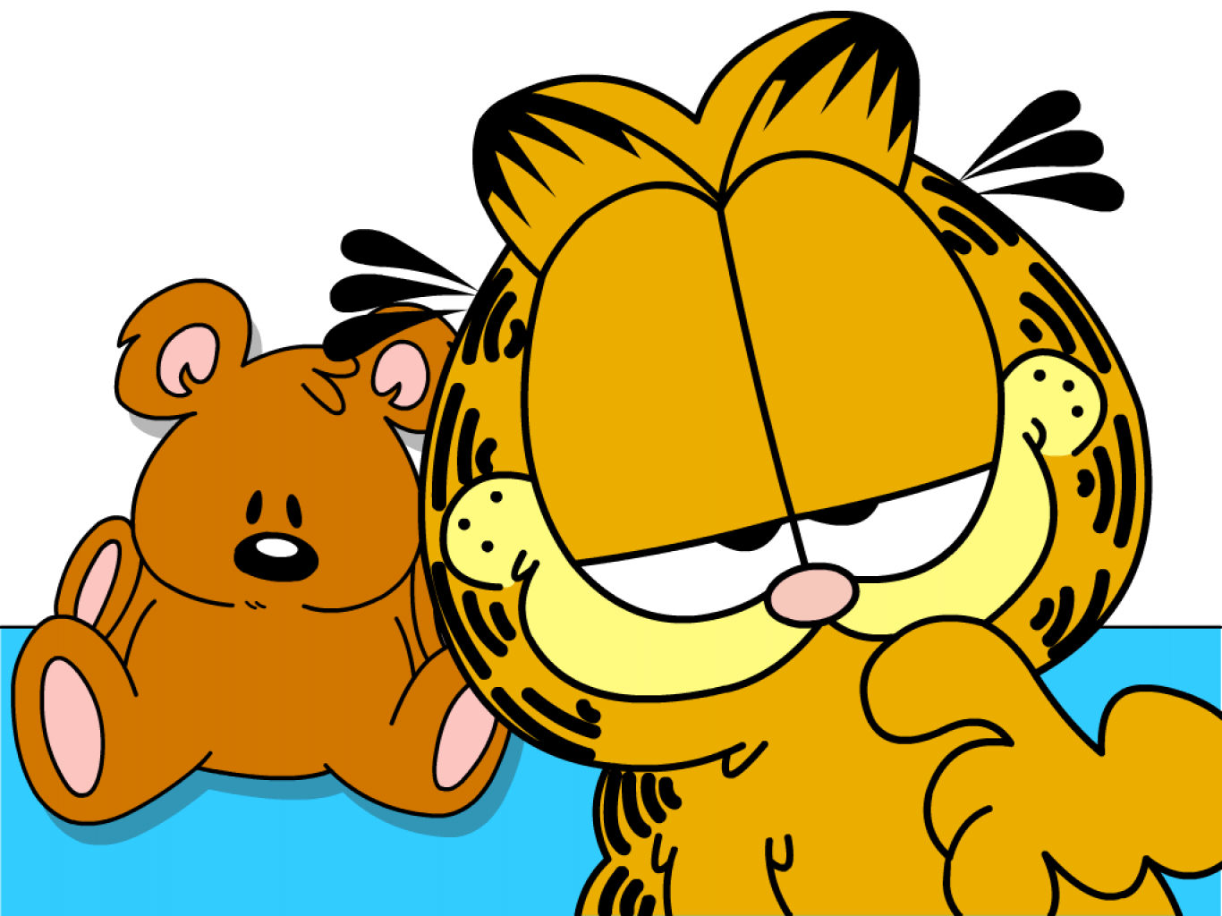 Garfield, Zeichentrick, Kostenlose Bilder, Comic, Kätzchen, 1370x1030 HD Desktop