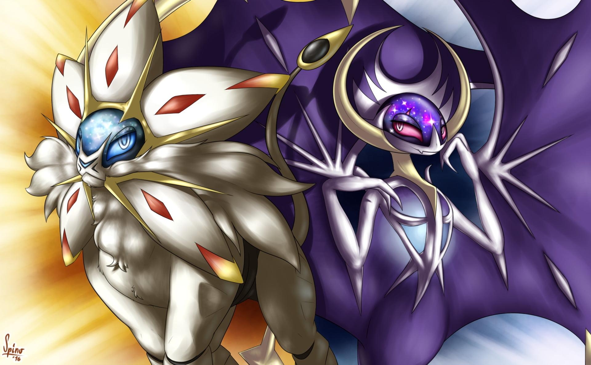 Solgaleo, Pokémon, 4K, HD, Anime, 1920x1190 HD Desktop