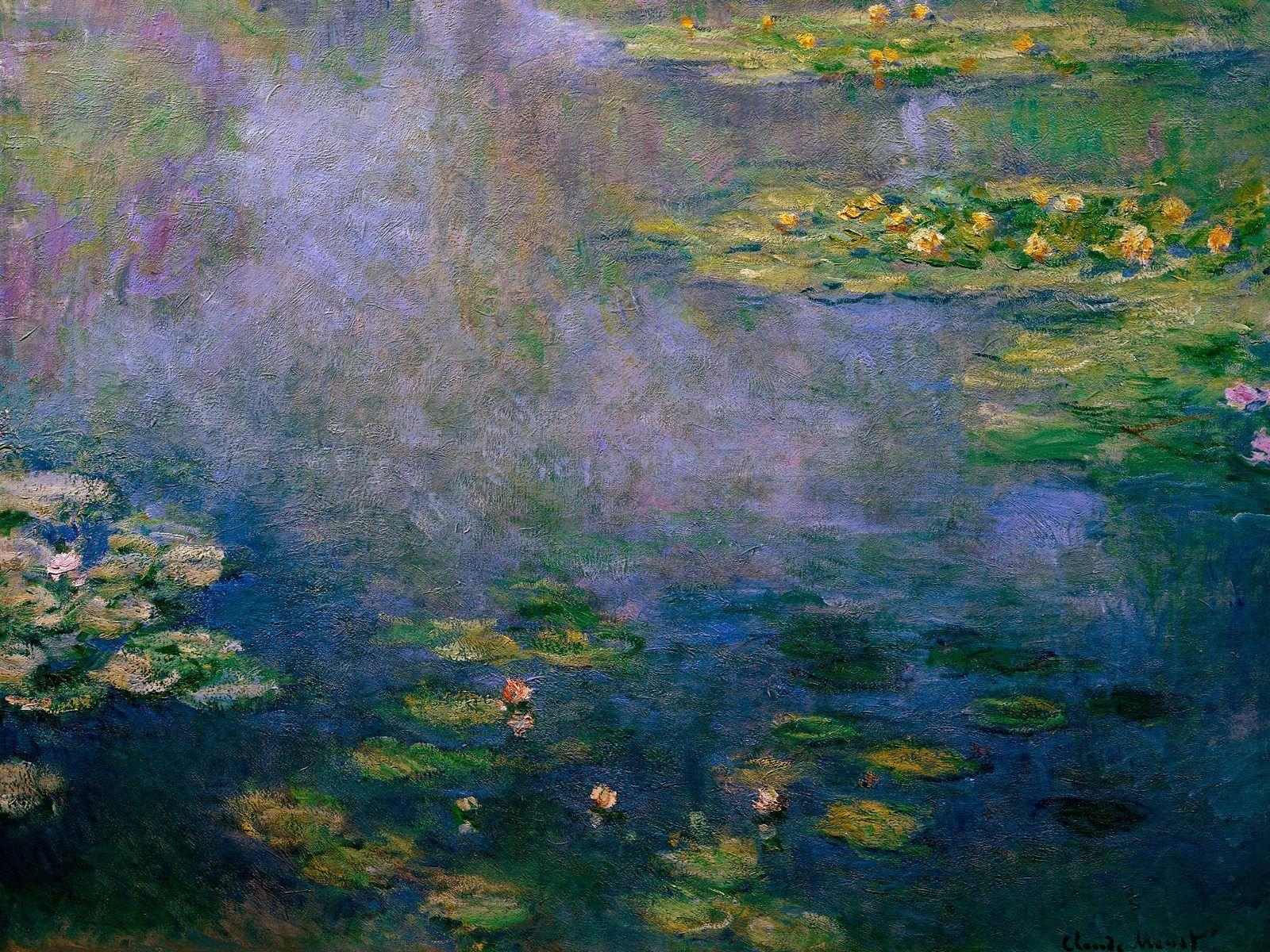 Claude Monet, Seerosen, Malerei, Kunst, Impressionismus, 1600x1200 HD Desktop