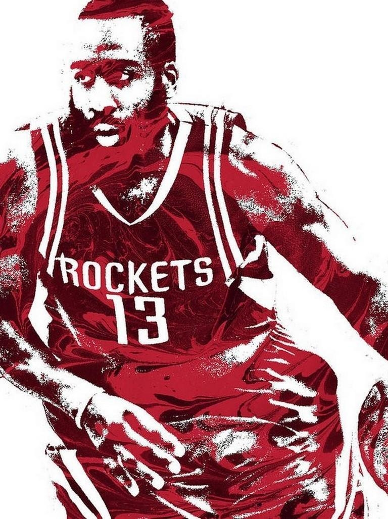 James Harden, Android, Kunst, Basketball, NBA, 770x1030 HD Handy