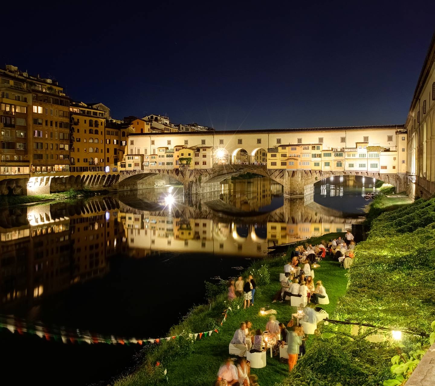 Ponte Vecchio, Architektur, Reisen, Florenz, Tourismus, 1440x1280 HD Desktop