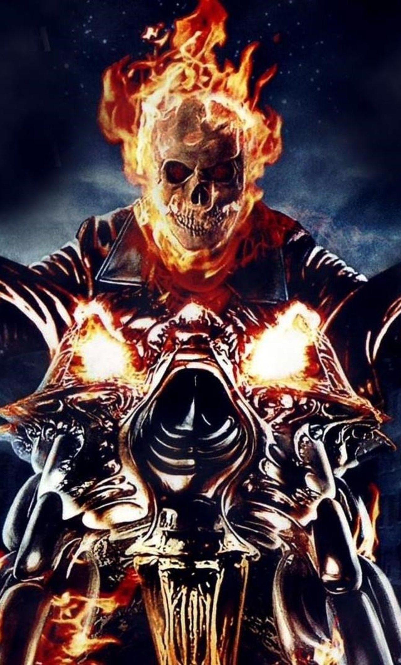 Ghost Rider, iPhone, HD 4K, Bild, Marvel, 1280x2120 HD Handy