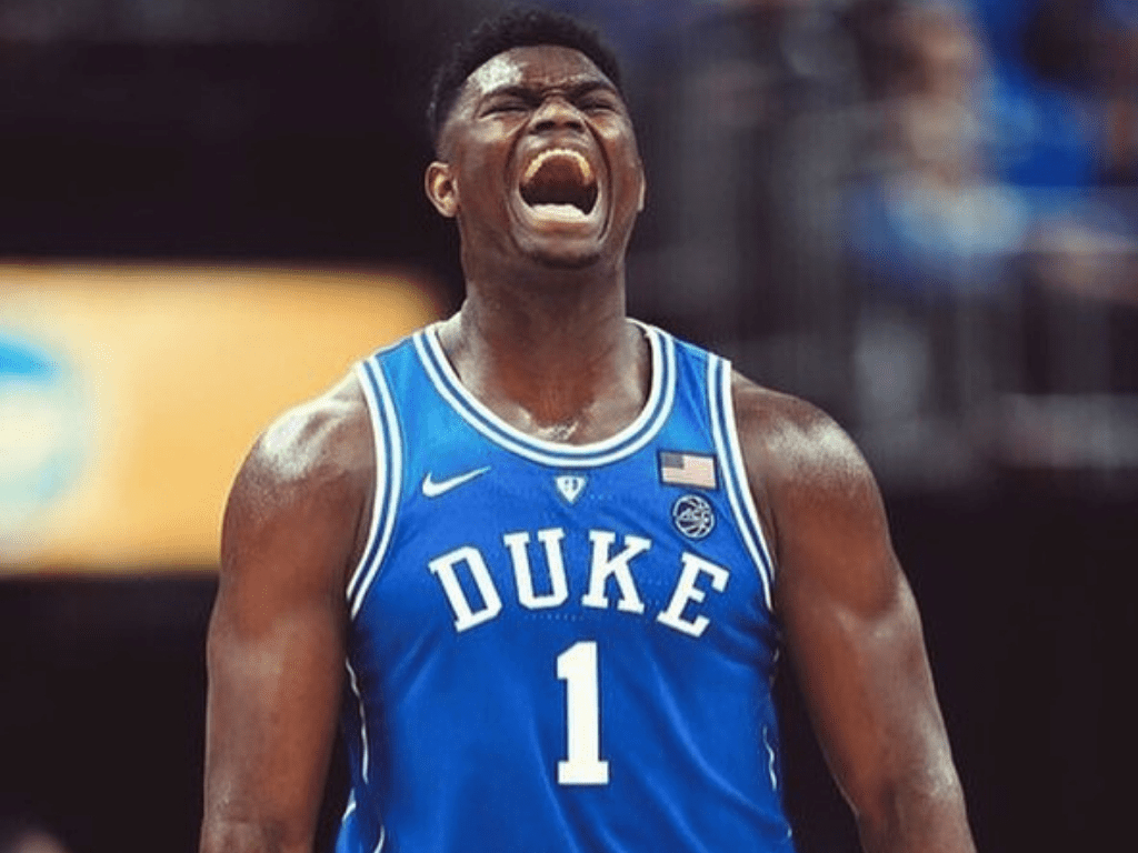 Zion Williamson, Duke, HD-Bild, Sportler, Basketball, 1030x770 HD Desktop