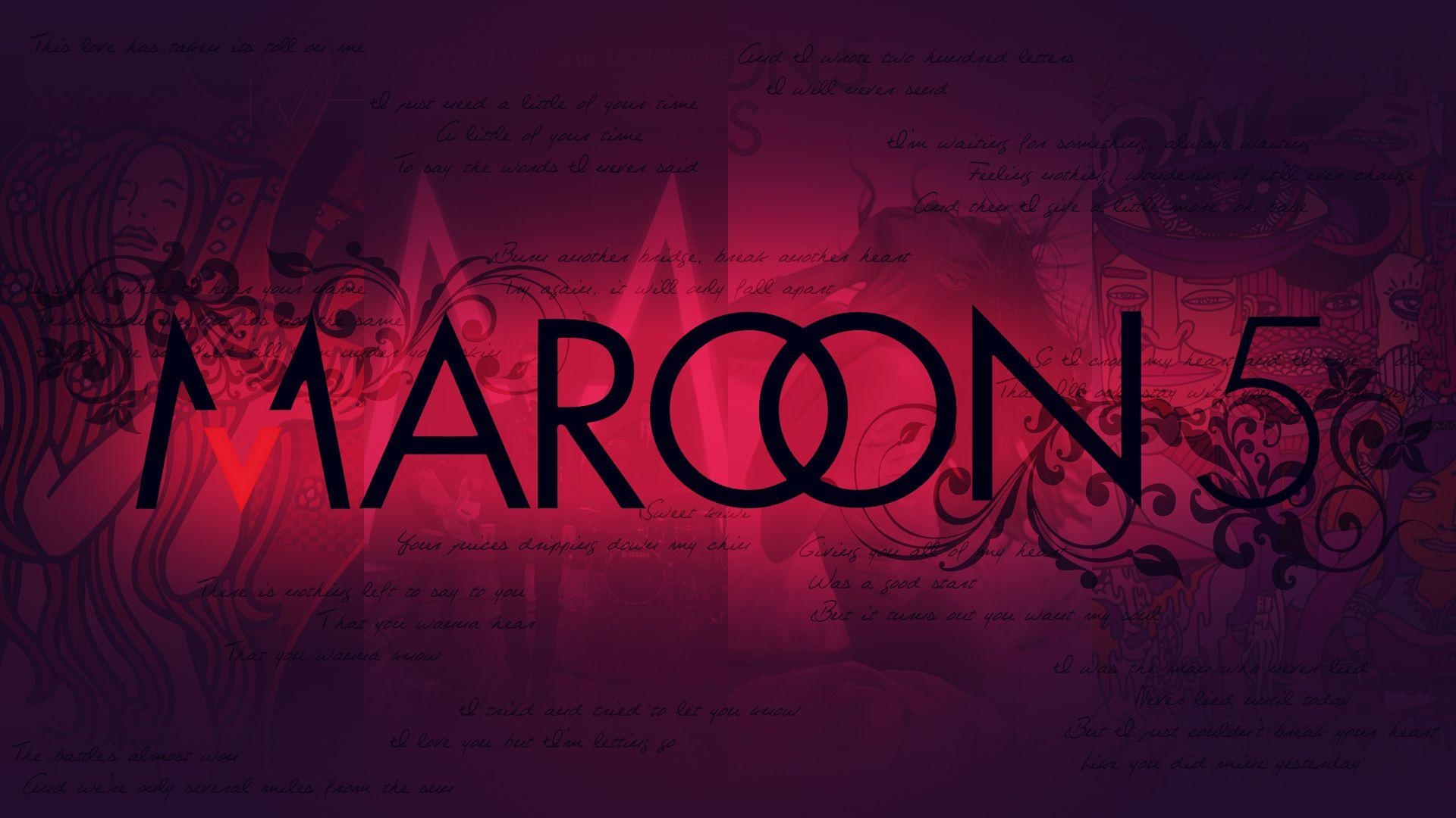 Maroon 5 Logo, Bandzeichen, Kreatives Design, Rockmusik, Bandemblem, 1920x1080 Full HD Desktop