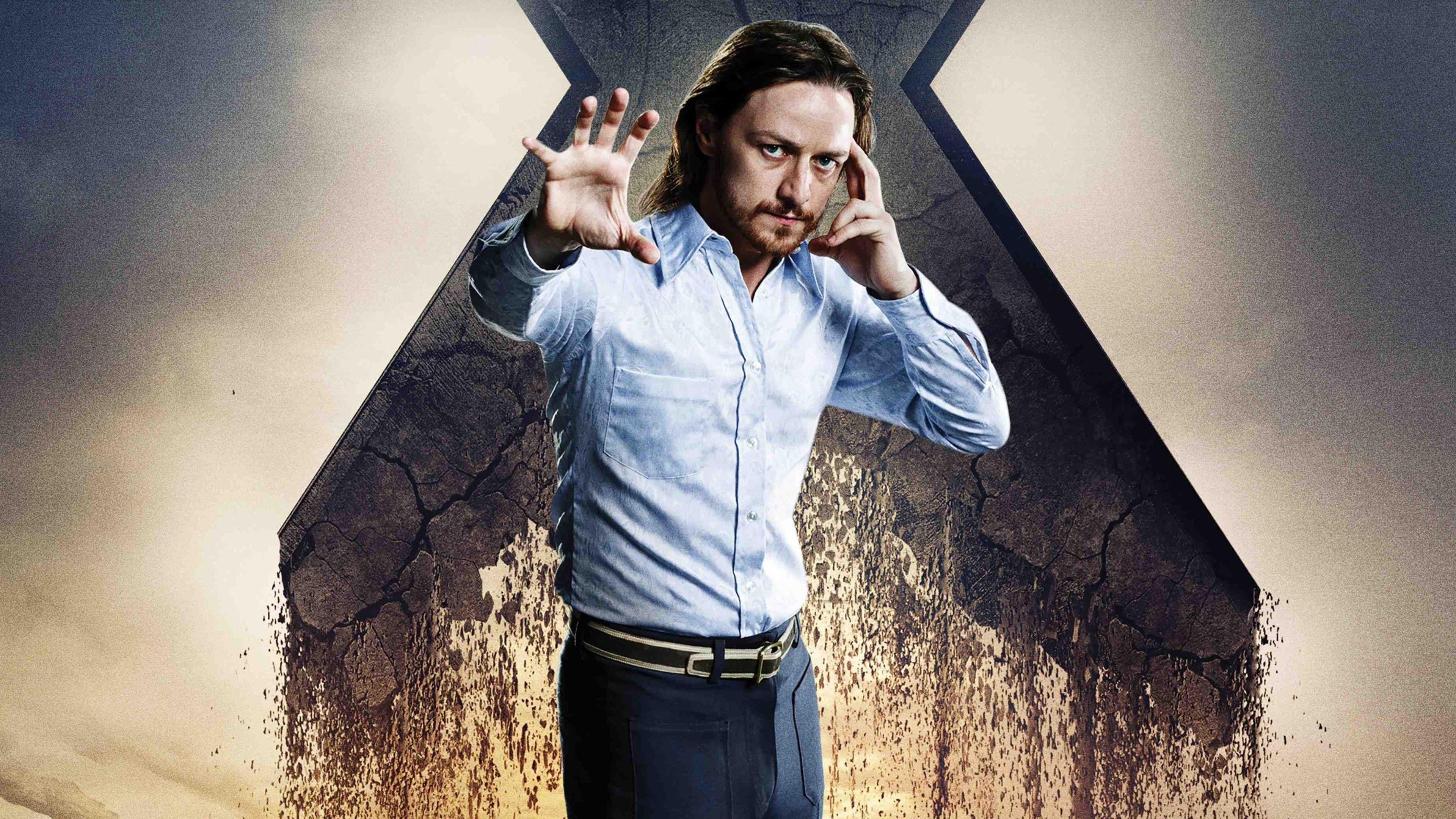 James McAvoy, Charles Xavier, X-Men, 4K, Filmstar, 3840x2160 4K Desktop