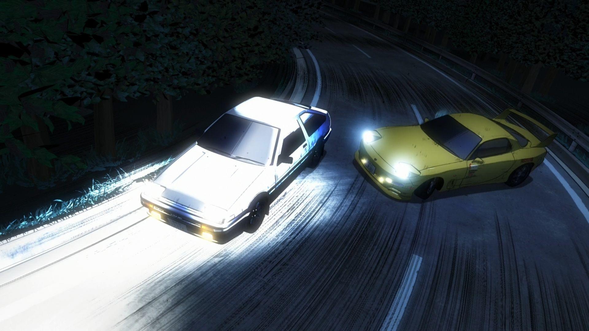 Initial D, Legende, Anime, Wallpaper, Rennen, 1920x1080 Full HD Desktop